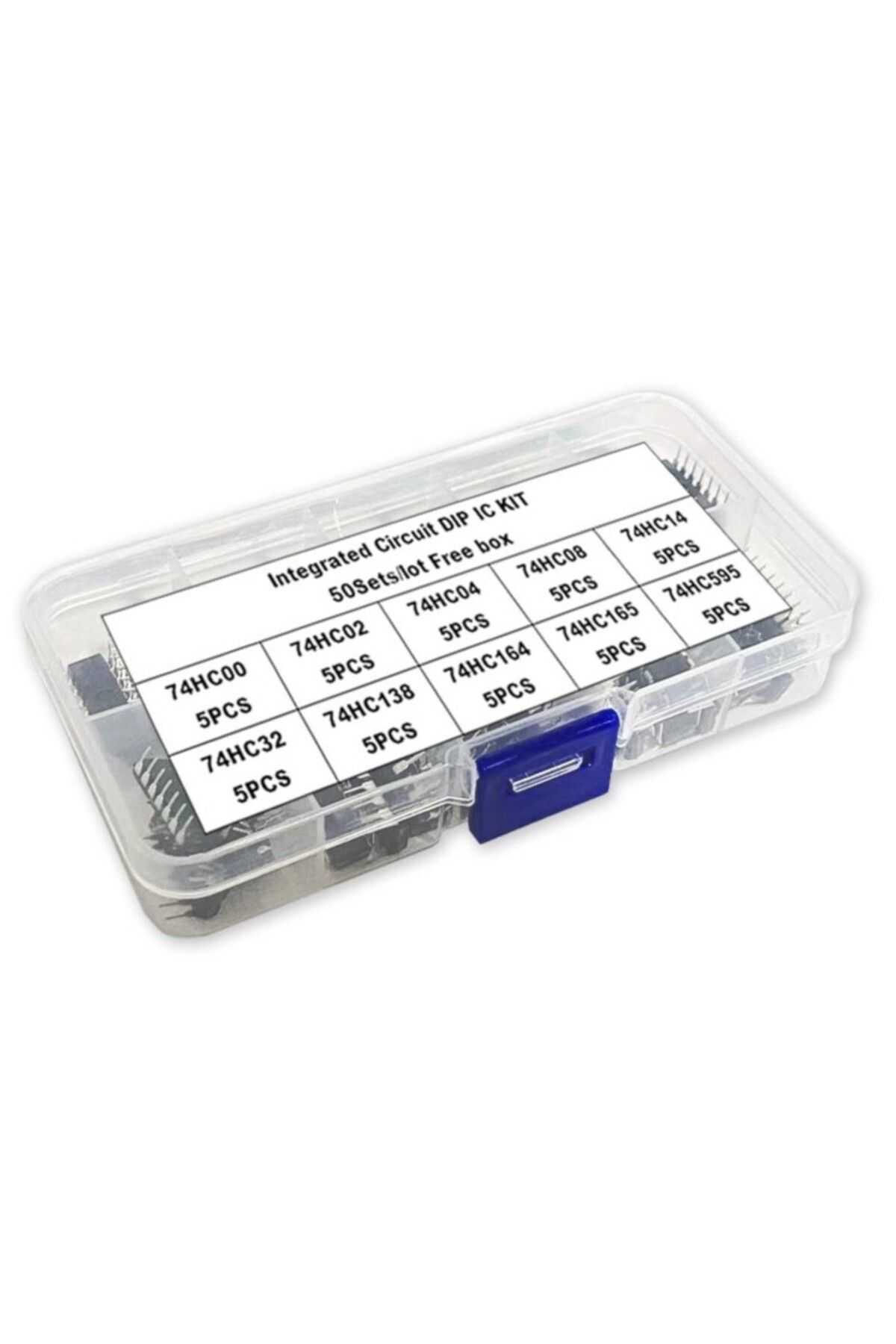 Choice-50PCS/LOT Electronic Component Assortment Kit Free Box 74HC00 74HC02 74HC04 74HC08 74HC14 74HC32 ... 3