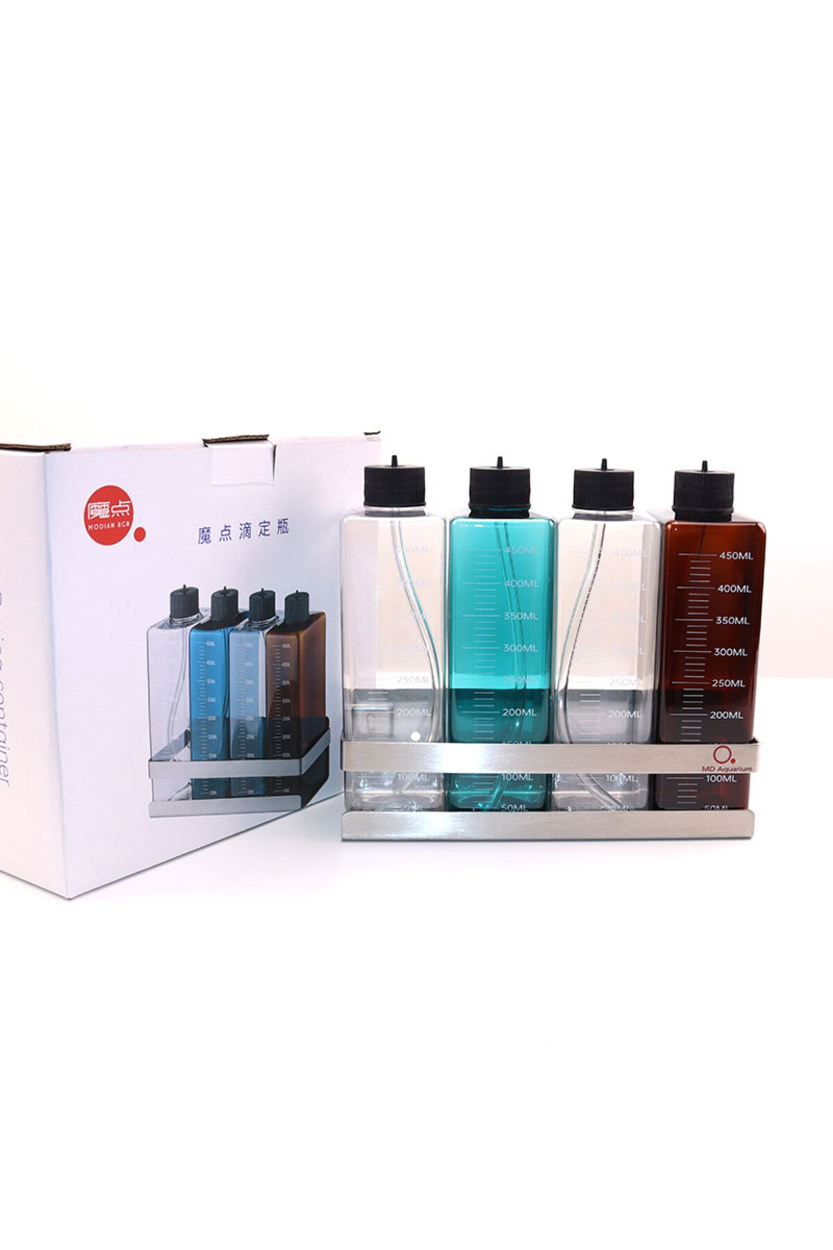 Choice-4 Bottles And Base Doser Bottle Aquarium Dosing Pump Liquid Container Suitable For Freshwater And Se 1