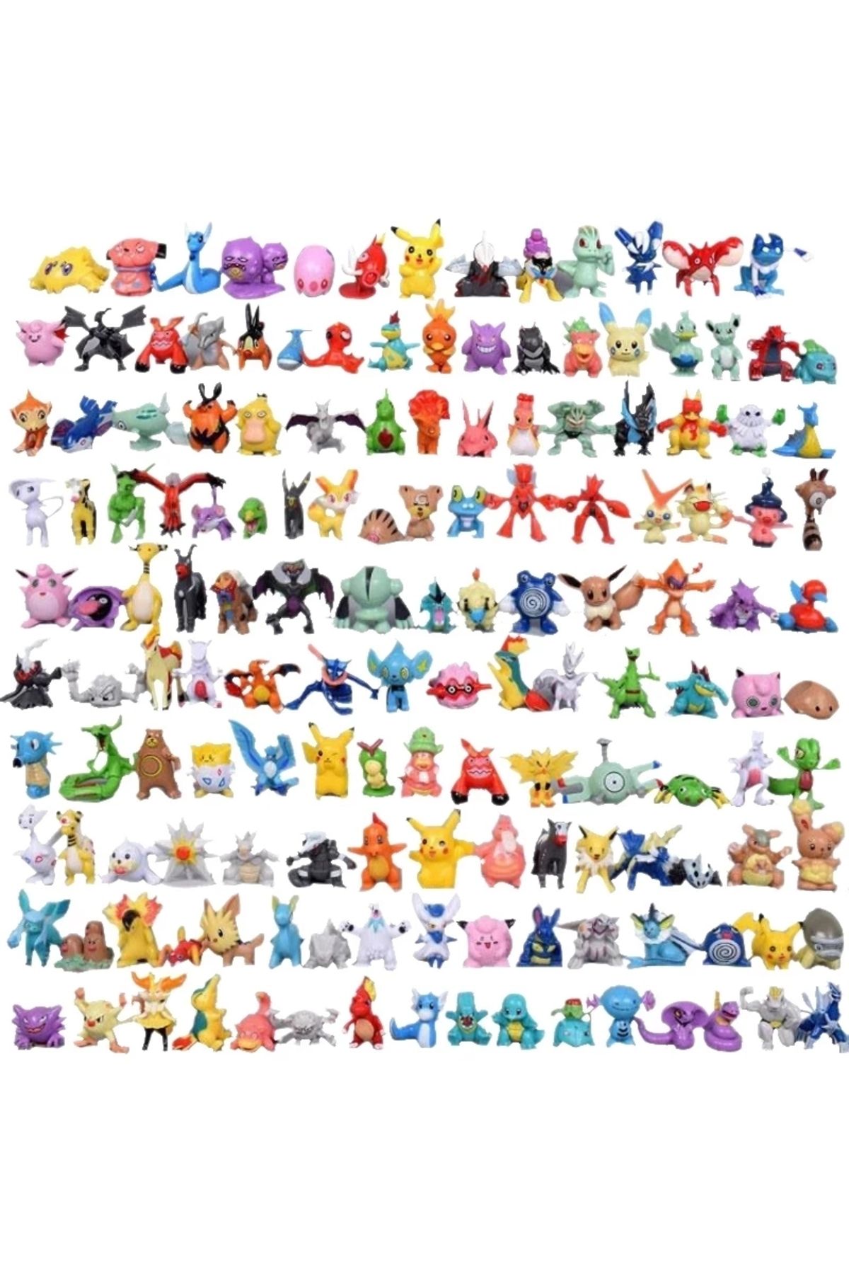 Choice-144 Pcs/Lot Mini Pokemon Figure Pikachu Kids Model Toys 2-3cm Kawaii Figurine PVC Dolls 6*24pcs T... 2