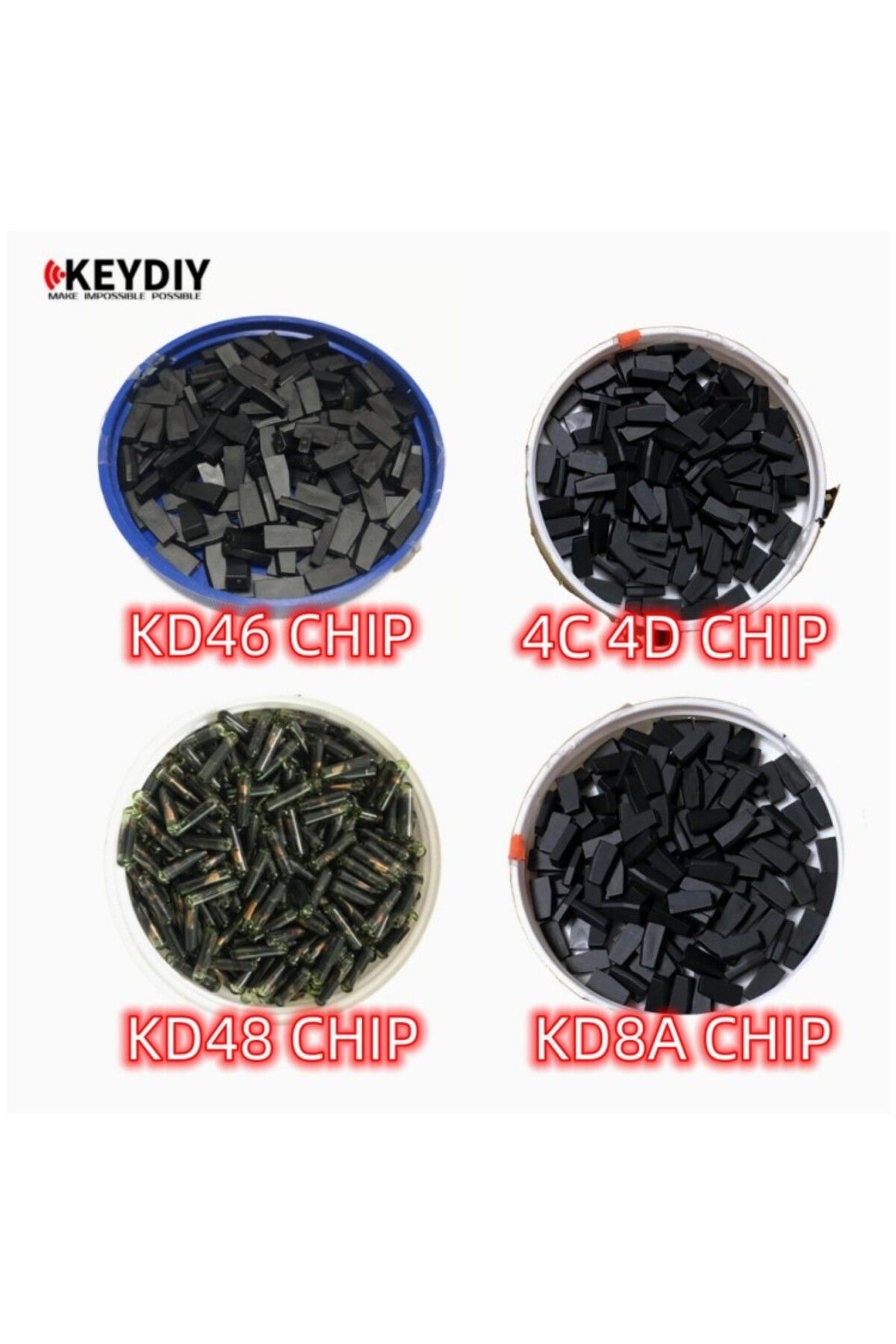 IWOWKEY-Kd46 10pcs Chip Kd Transponder Chip Kd 4d Id4c Id46 Kd4d Kd46 Kd48 Kd8a 4c 4d 46 48 8a Copy Chip For 8