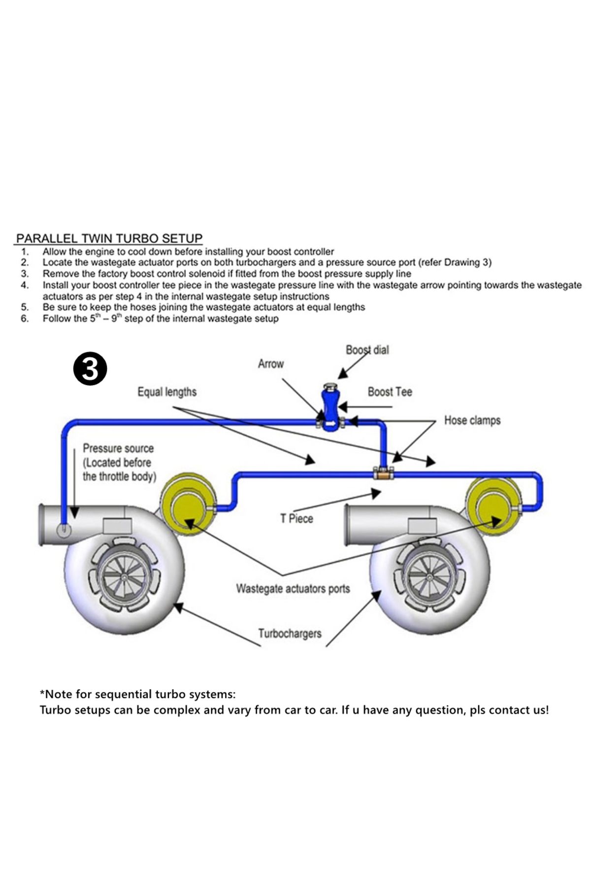 Choice-Universal Manual Turbo Boost Controller Bleed Valve Pressurize Regulating Kit Car Modified Turboc... 7