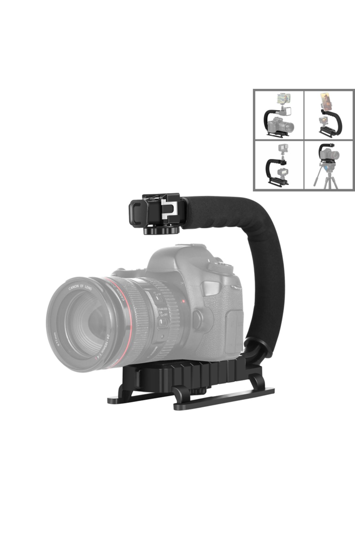 PULUZ-C-shape Bracket C-shape Handheld Slr Camera Stabilizer Bracket Abs Portable Dv Camera Handle G 1
