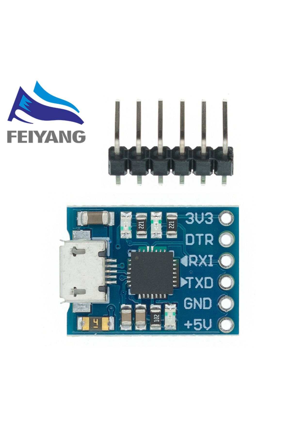 Choice-CP2102 USB 2.0 to UART TTL 5PIN Connector Module Serial Converter STC Replace FT232 CH340 PL2303 ... 5