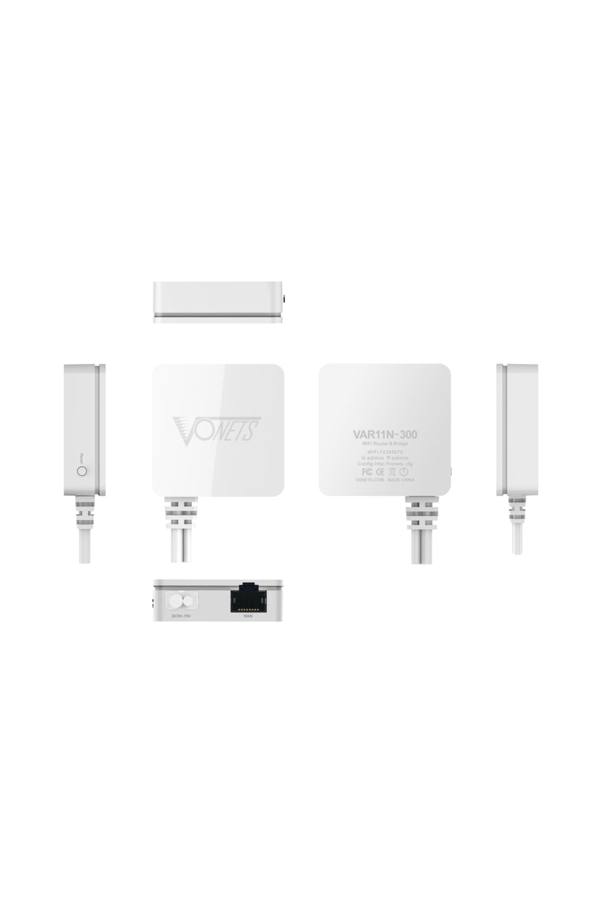 Choice-Vonets VAR11N-300 MINI 300Mbps WiFi Wireless Networking Router & Bridge Router Wifi Repeater Wifi... 6