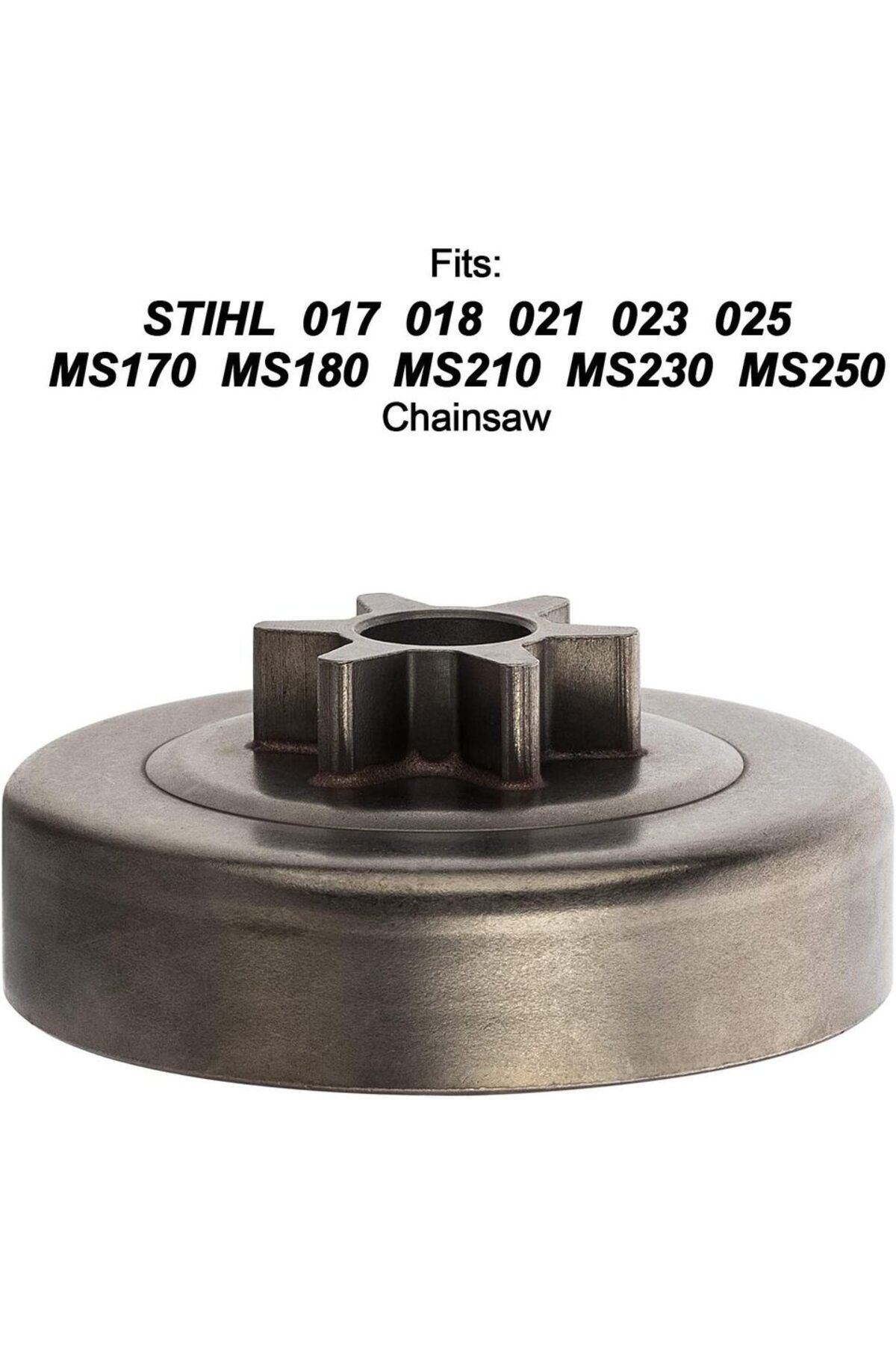 Choice-3/8 6T Clutch Drum Sprocket Washer E-Clip Kit for STIHL Chainsaw MS170 MS180 MS210 MS230 MS250 01... 5
