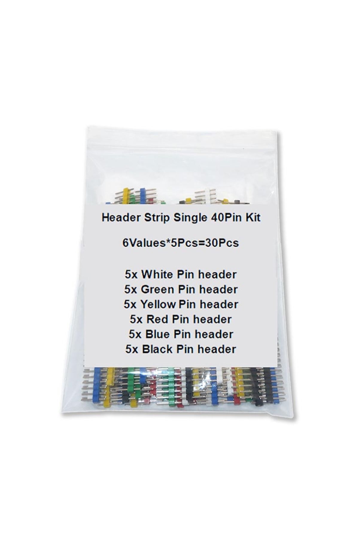 Choice-30PCS/LOT 40 Pin Breakable Pin Header 2.54mm Single Row Male Header Connector Kit PCB Pin Strip F... 3