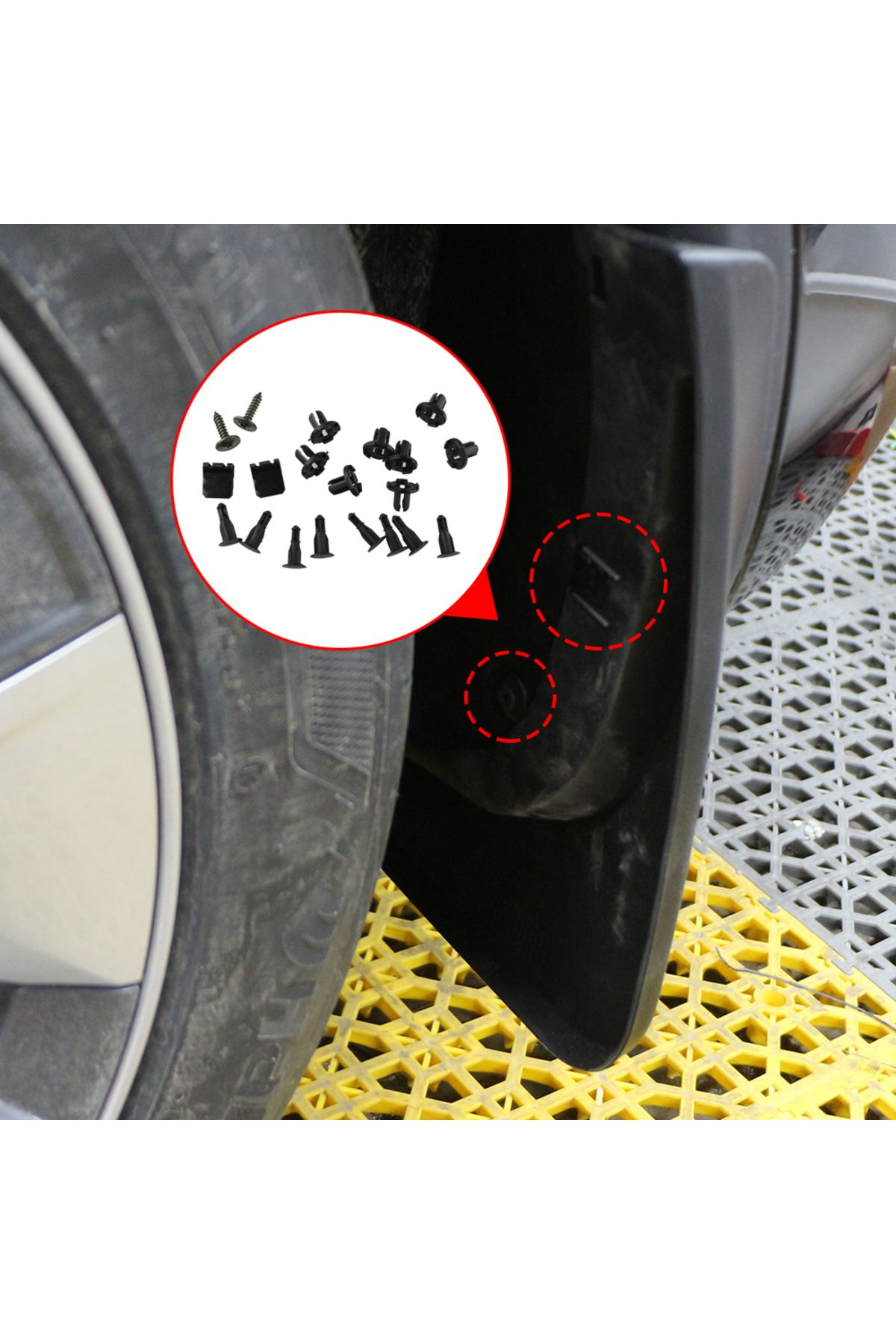 Choice-4Pcs/set Mud Flaps Splash Guards For Tesla Model 3 2016-2021 2022 2023+ Front Rear Wheel Mudguard... 3