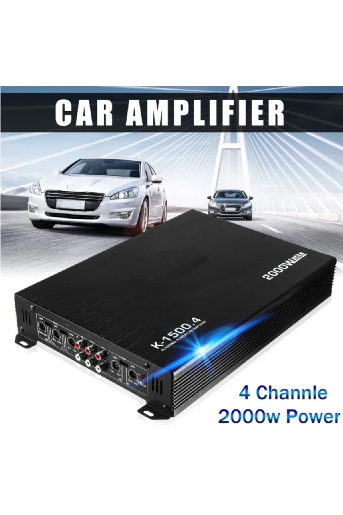 ZUIDID-Class AB Car Audio Modified 4-channel 4*80w High-power Audio Amplifier Four-door Speaker Active S... 7
