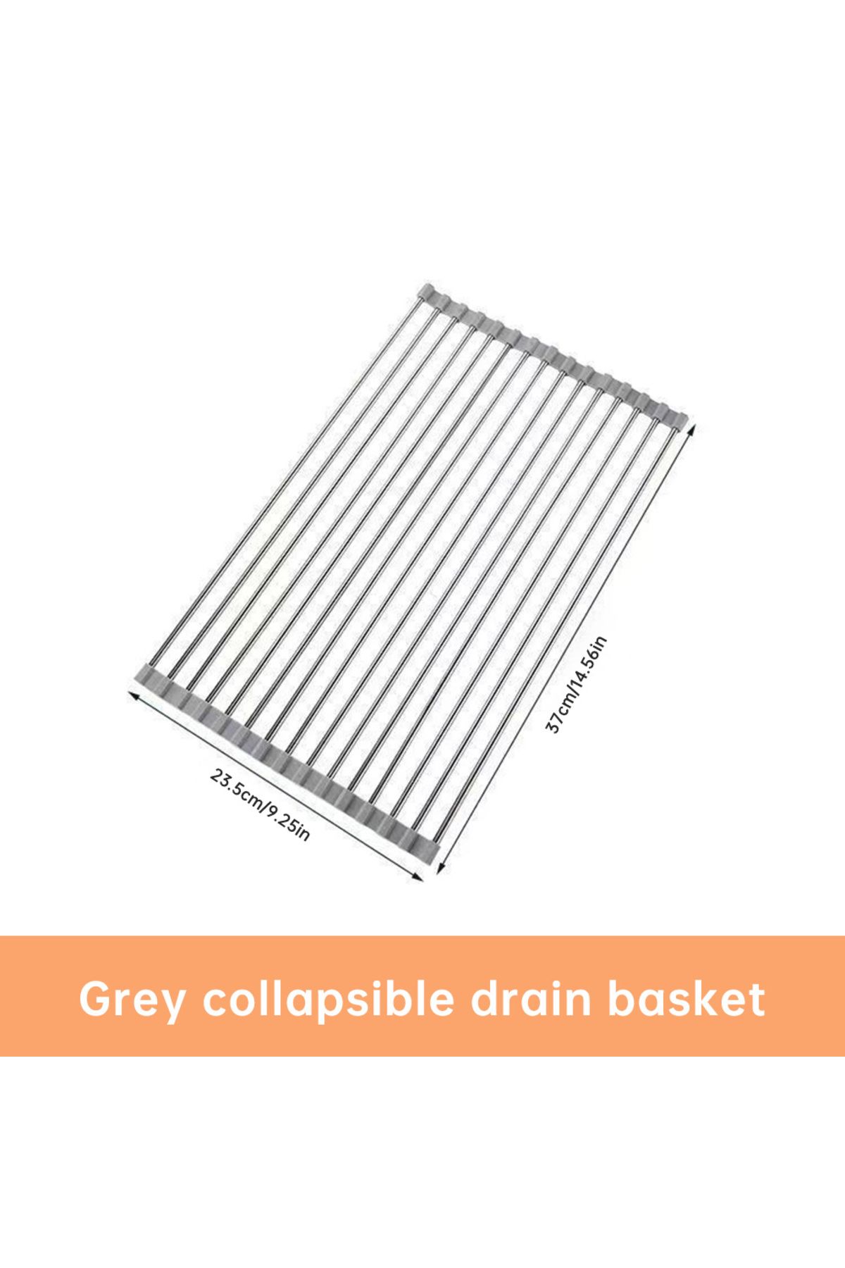Choice-Dish Drainer Musurjoy Rolled Dish Drying Rack, Drainer Sheet, Collapsible Stainless Steel Drainer, G 1