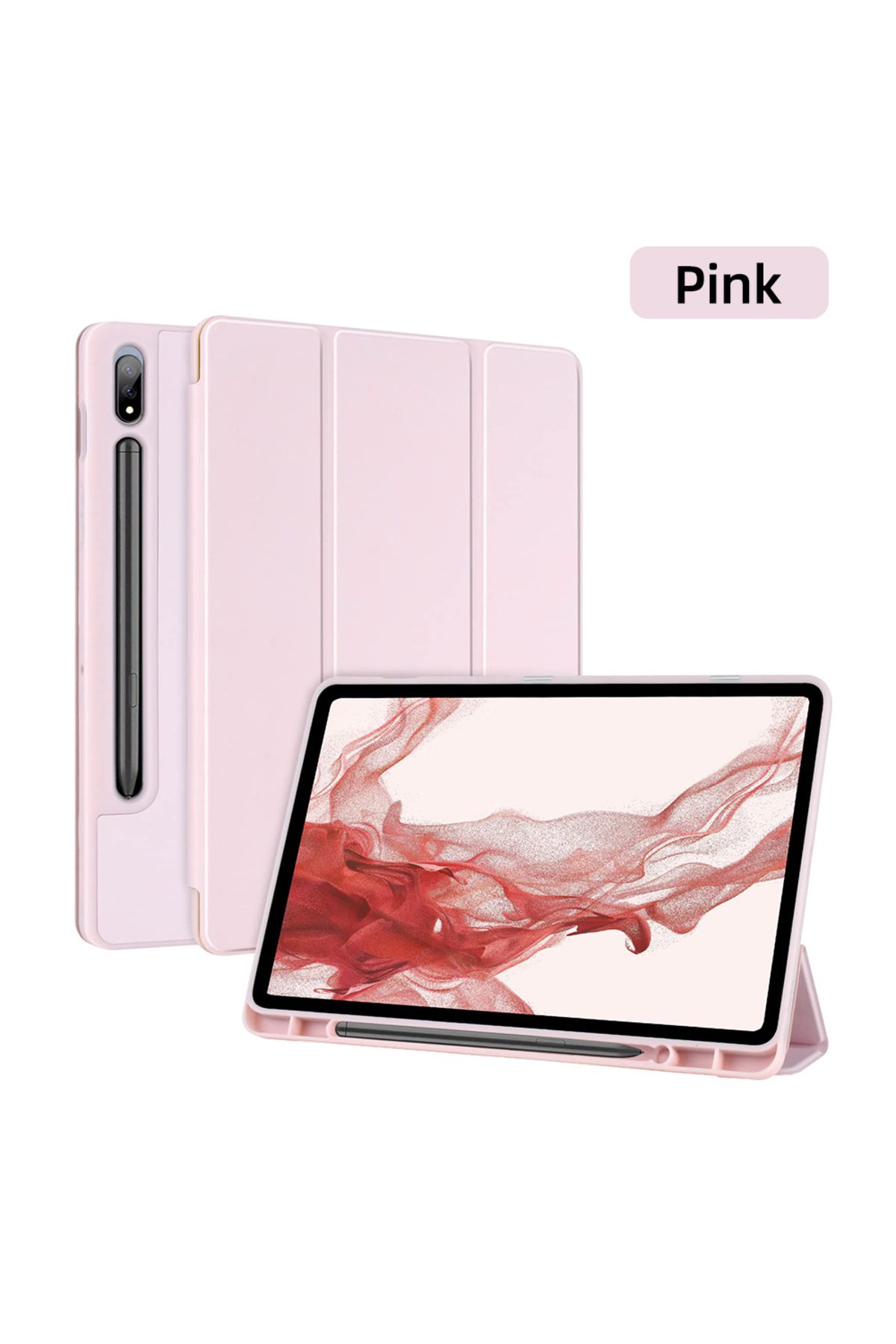 Hansong-S6 Lite 10.4 In Pink For Samsung Galaxy Tab Case For Tab S8 Ultra 14.6 S8 Plus S7 Plus S7 Fe 12.4 S7 1