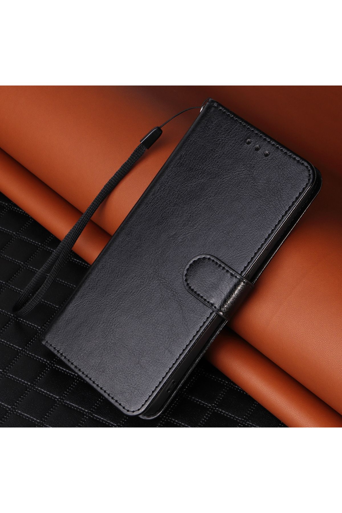 Choice-جراب وحزام لهاتف Redminote13pro5g، جراب جلد صناعي أسود لهاتف Redmi Note9 Pro Note11 Not 1