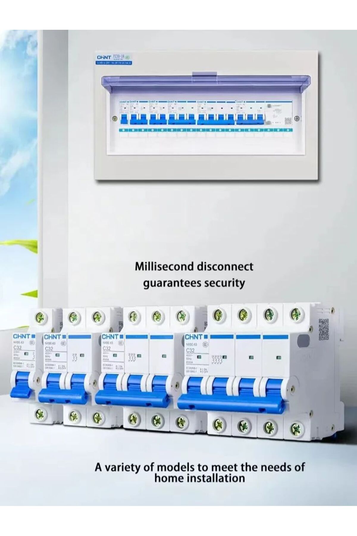 Choice-2 16a Chint Mcb Nxb-63 Miniature Circuit Breaker 1p 2p 3p 4p Ac 230/400v Chnt Din Rail Mounting Mini 7