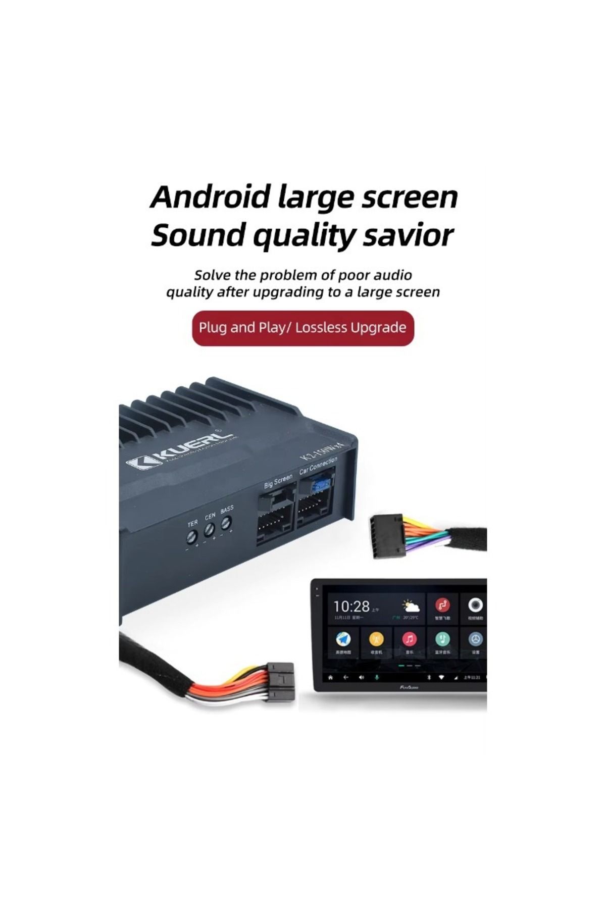 ZUIDID-4-way Plug-and-play DSP Power Amplifier Car Audio Modified Android Large Screen Special Audio Sys... 3