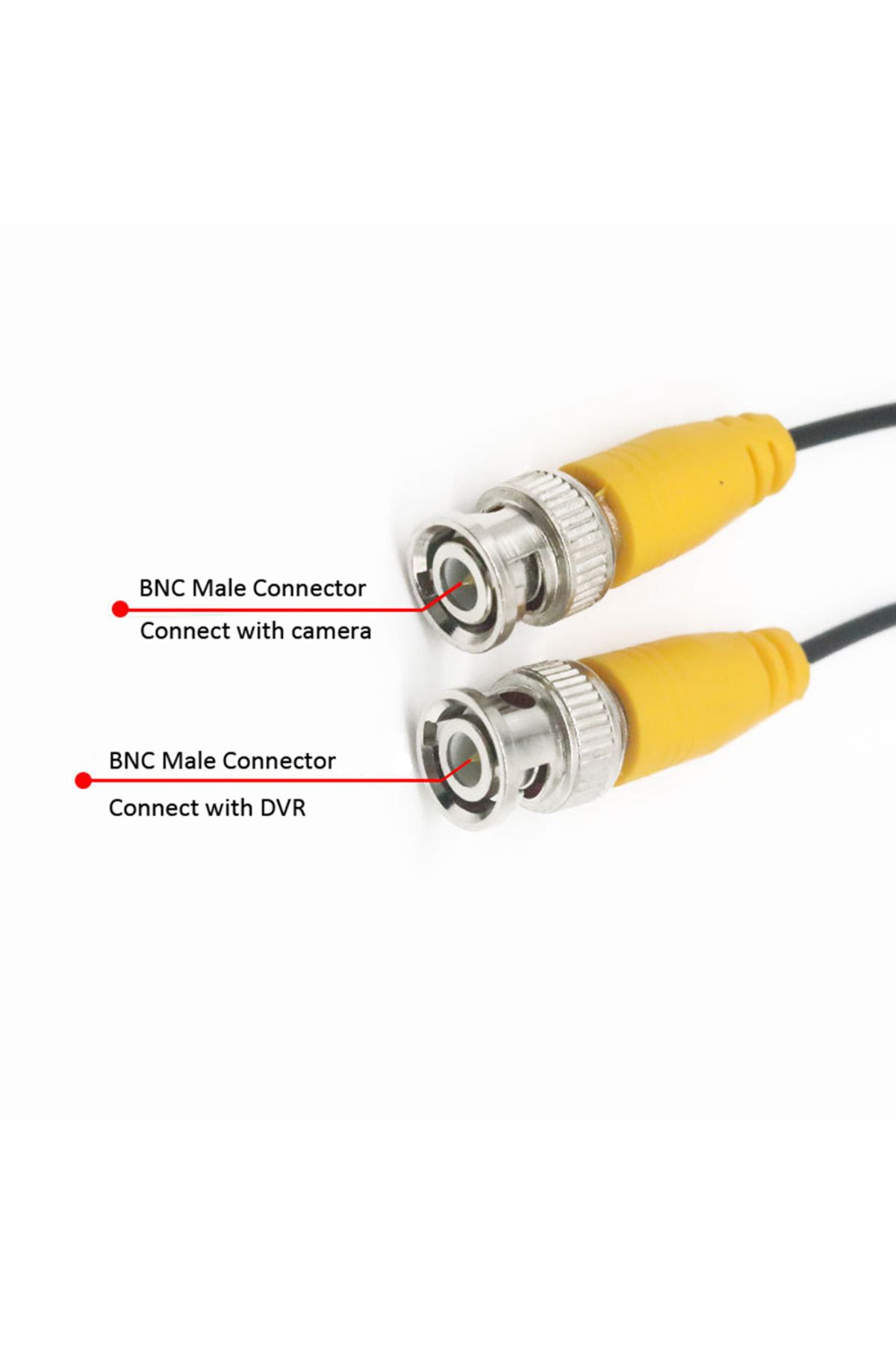 Choice-10m Black 1 Piece Extension Bnc Cable Dc Coaxial Connector Security Cctv Bnc Cable 5m/10m/20m Ahd Ca 3