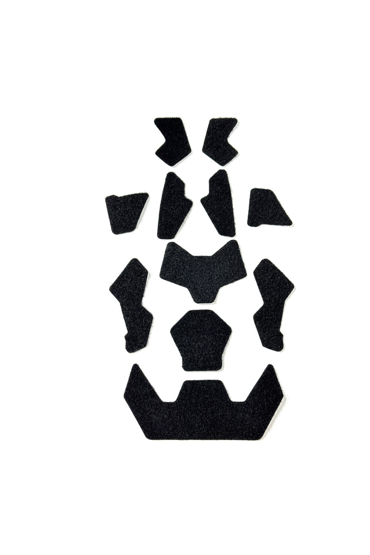 Choice-Black 11pcs Fast Helmet Magic Sticker Airsoft Helmet Patches Hook And Loop Sticky For Fast Tactical 1