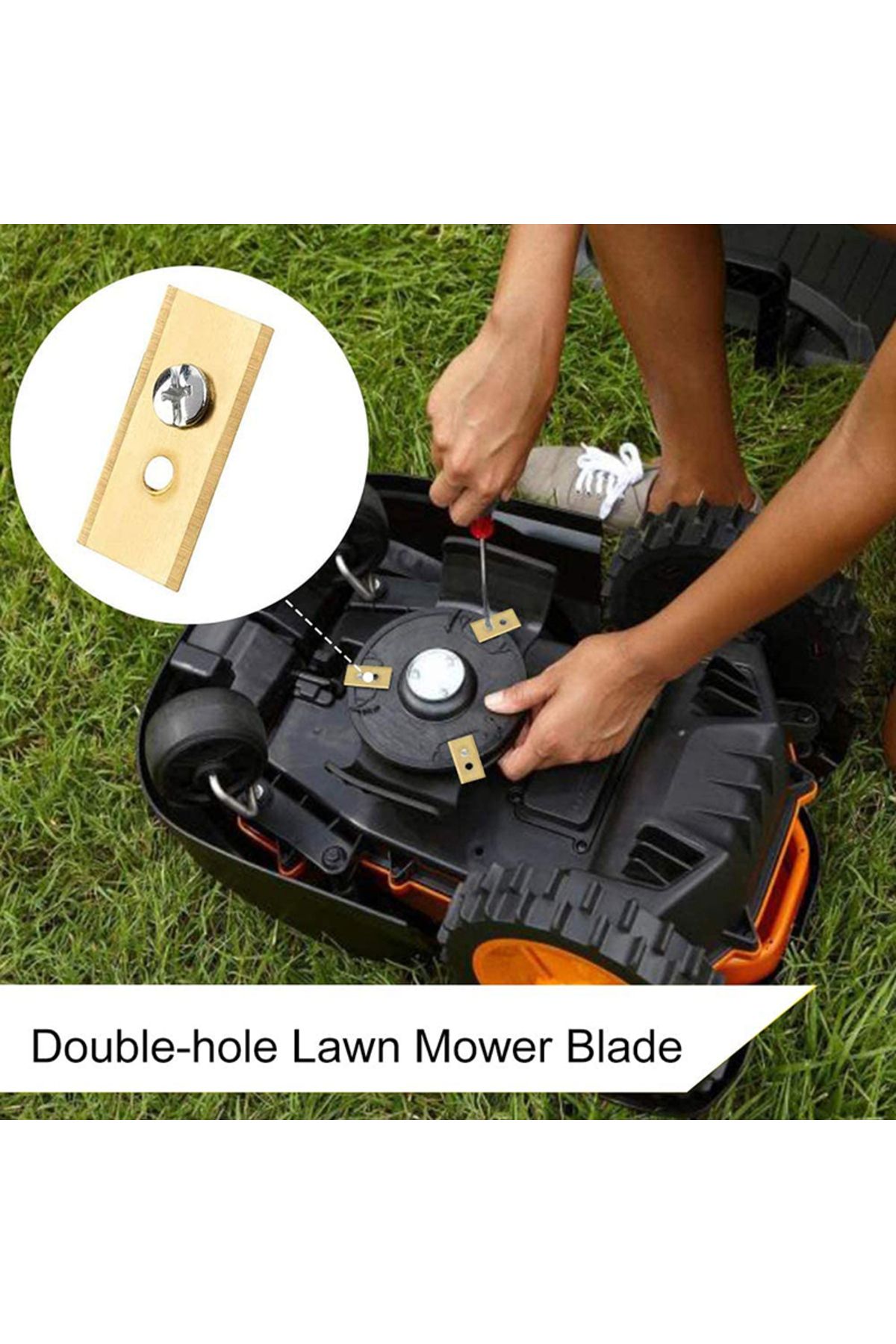 Choice-9 / 18 / 30pcs Lawn Robot Blade Plating Lawn Mover Replacement Blade For Worx Landroid Robot Mowe... 5