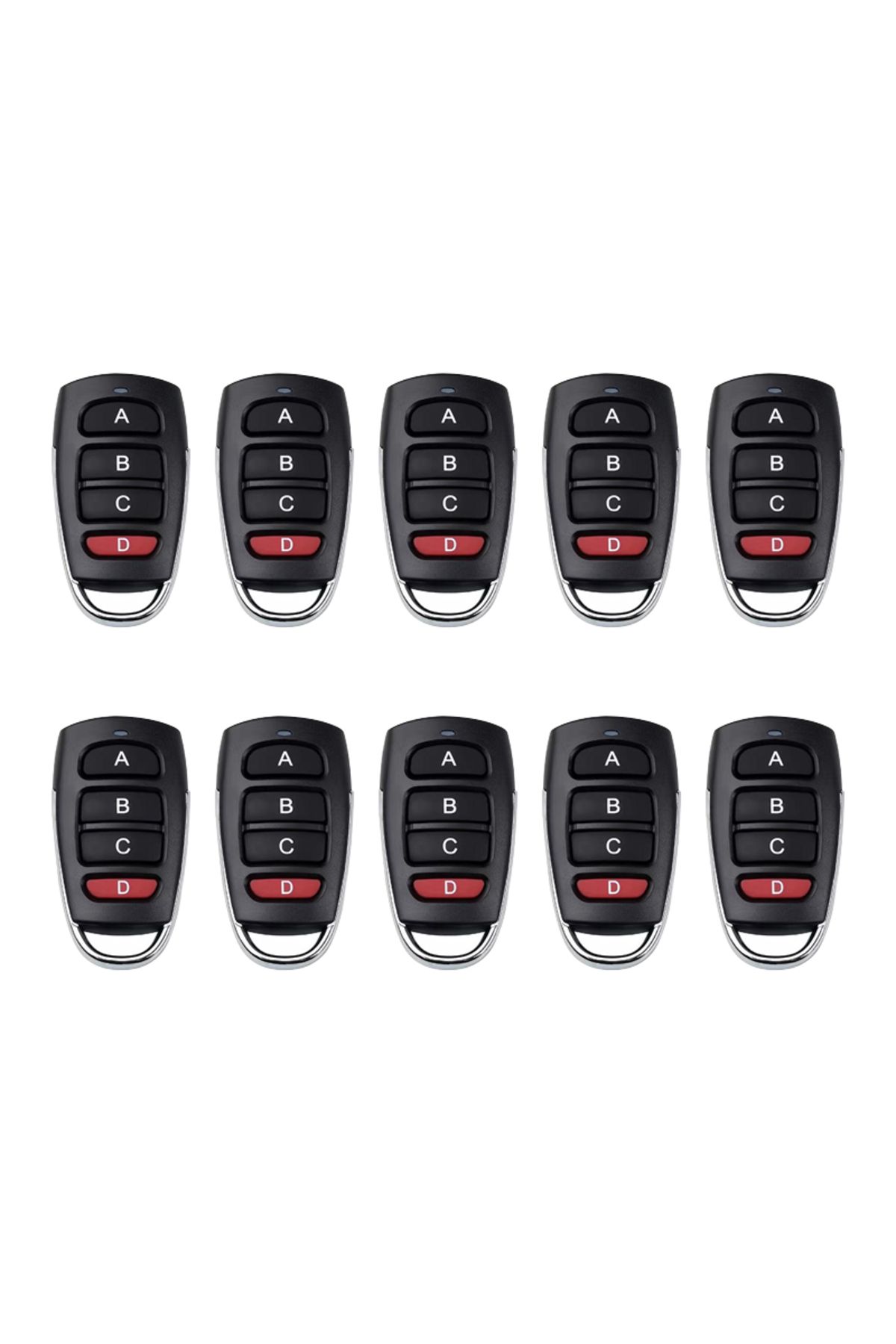 Choice-10pcs Abcd 5/10pcs Wireless Rf 433mhz Remote Control Copy Code Garage Door Gate Duplicator 433 Mhz K 1