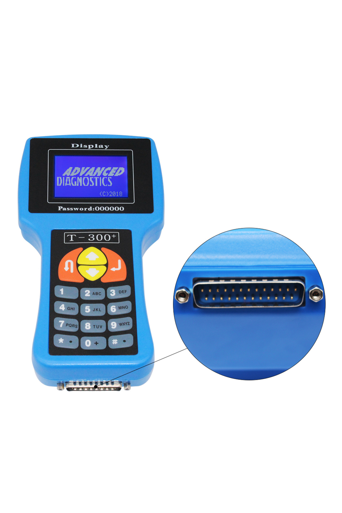 Choice-T300 Key Programmer T300 Auto V23.9 Car Key Maker T300 Code Programmer Blue/Black English/Spanish 3