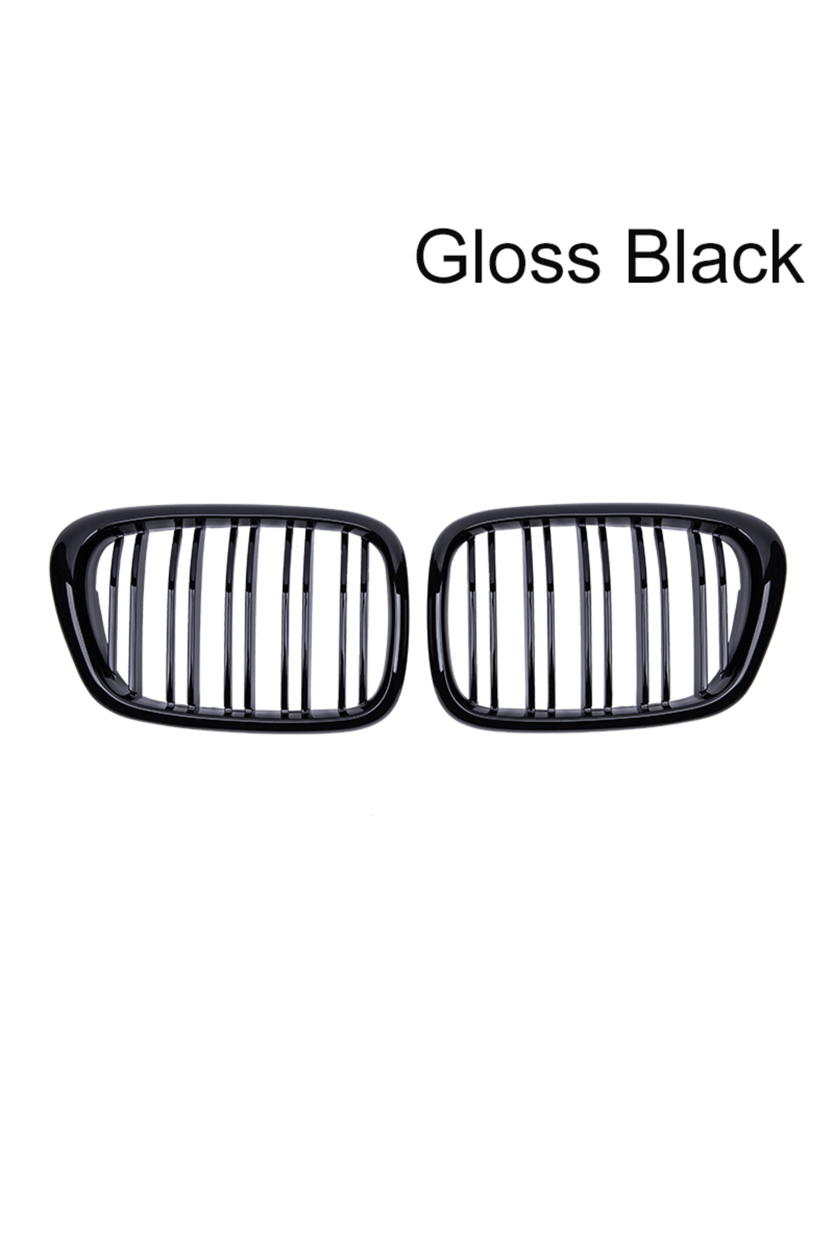 Choice-Glossy Black For Bmw E39 5 Series 525 528 1999-2003 Glossy Black Grille Car Front Hood Racing Grille 1