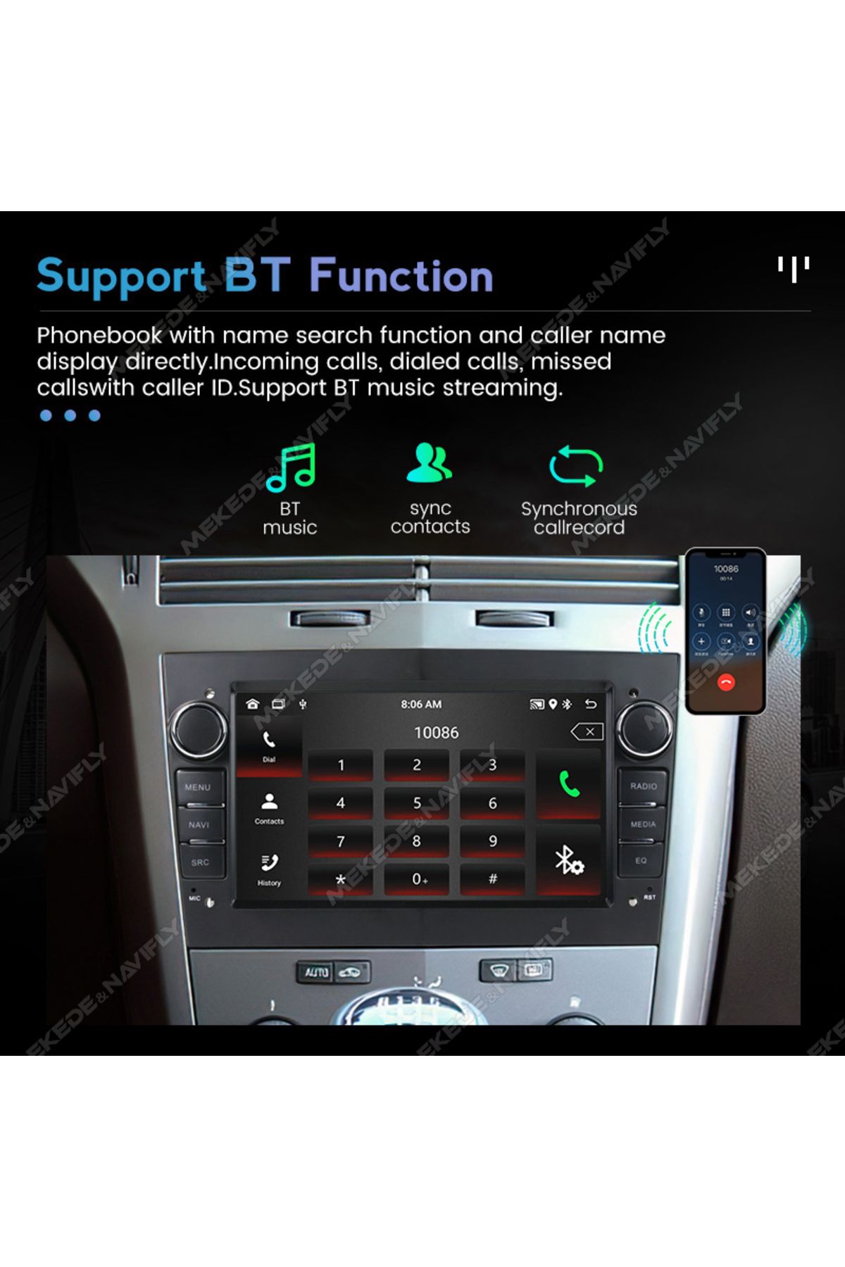Choice-راديو سيارة MEKEDE 2 Din Carplay لأوبل أسترا H J 2004 فيكترا فوكسهول انتارا زافيرا كورسا C D Vi... 6