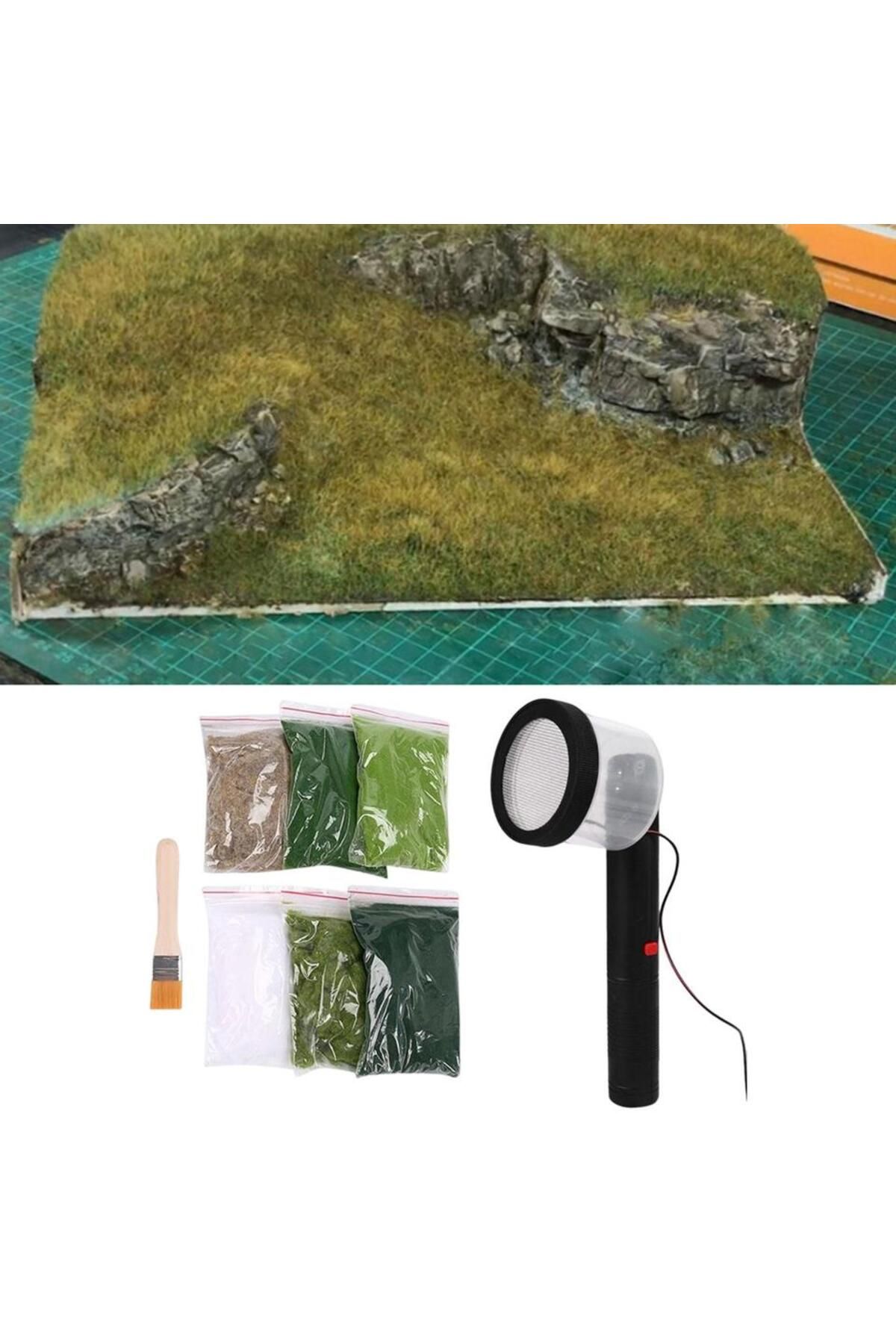 Choice-Static Grass Applicator for Landscaping with 6 Bags Static Grass Planting Grass Machine Flocking ... 1