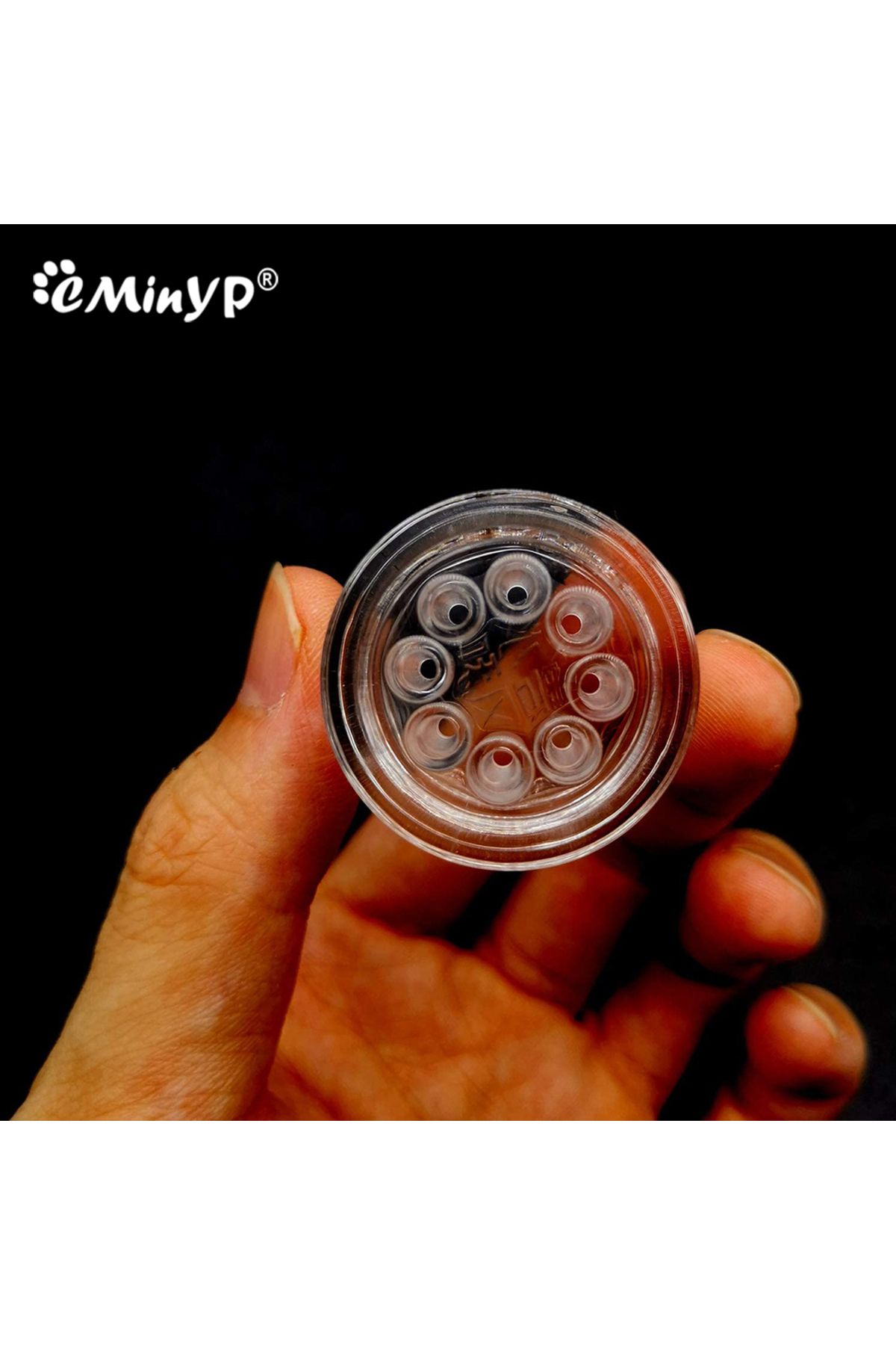 Choice-Aquarium Planaria Trap Crystal Red Shrimp Worm Trap Transparent 8-Hole Leech Proteinworm Pest Cat... 6