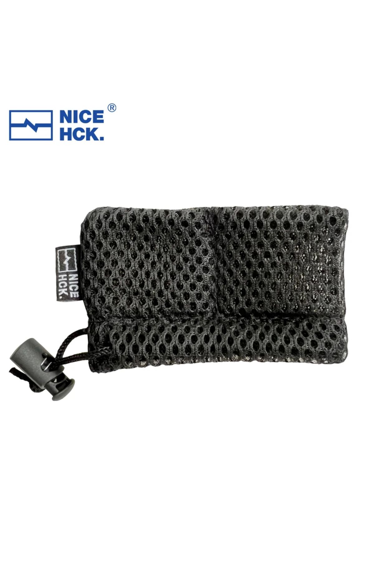 kankeirr-5pcs Nicehck Black Hifi Earphone Mesh Carrying Bag Earbud Protection Pouch Rub Resistance Usb Cable 8