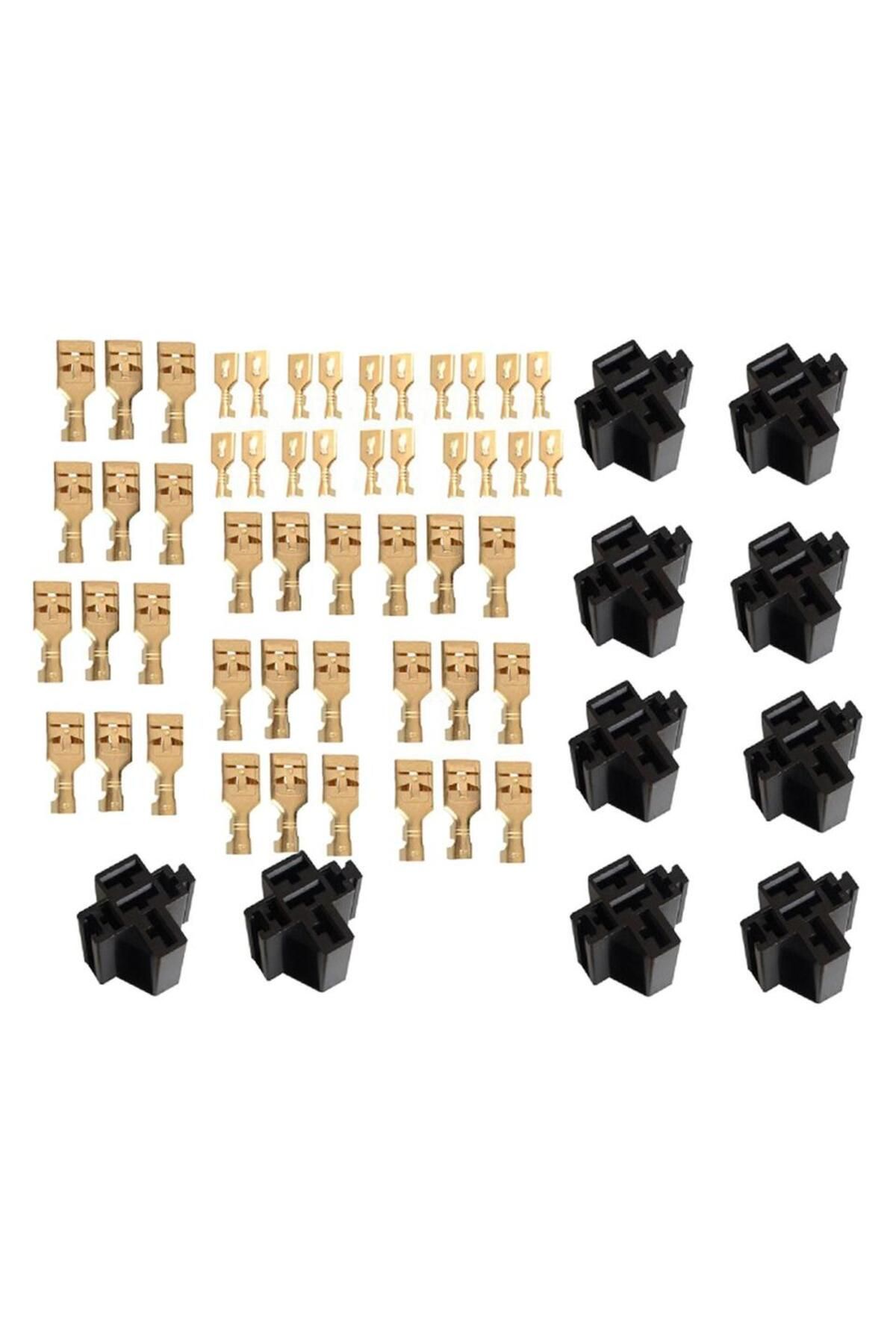 Choice-10x 5 Pin Automotive Relay Socket Connector Holders 80A Replacement Parts High Quality Relay Case... 3