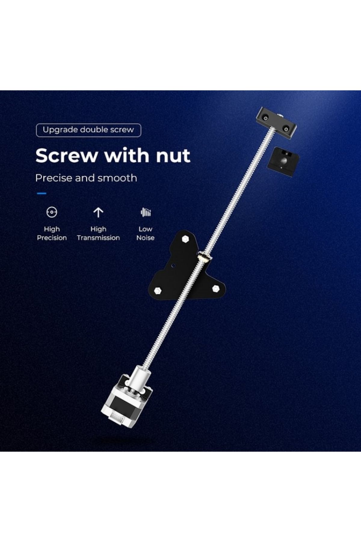 Choice-Creality Ender-3 V2 Neo Dual Z-axis Upgrade Kit 3D Printer Parts Dual Screw Rod Upgrade Kit for E... 4