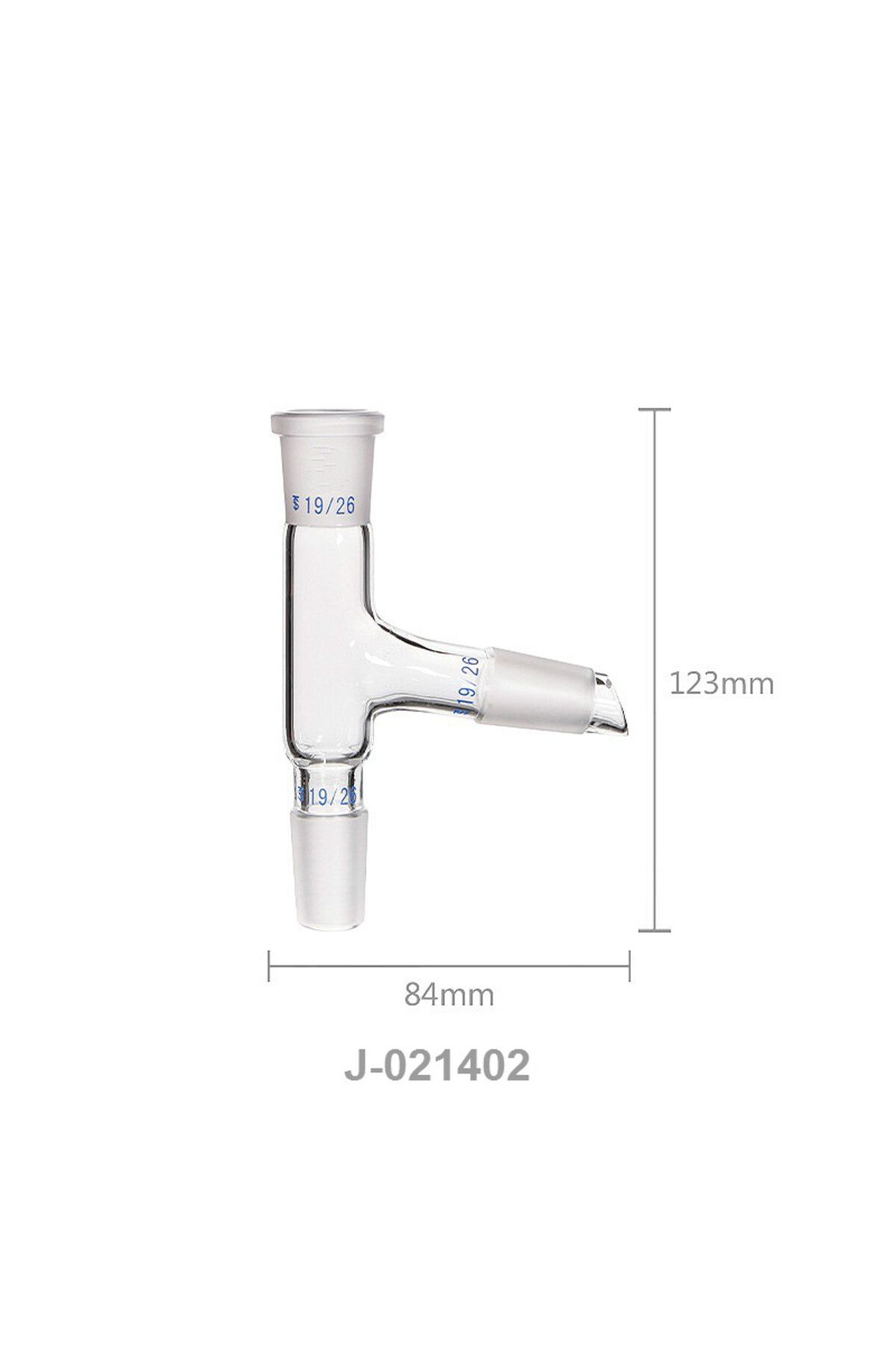 Choice-J-021403 رأس التقطير 75 درجة محول مختبر الأواني الزجاجية لتوصيل القارورة ووحدة التقطير 3