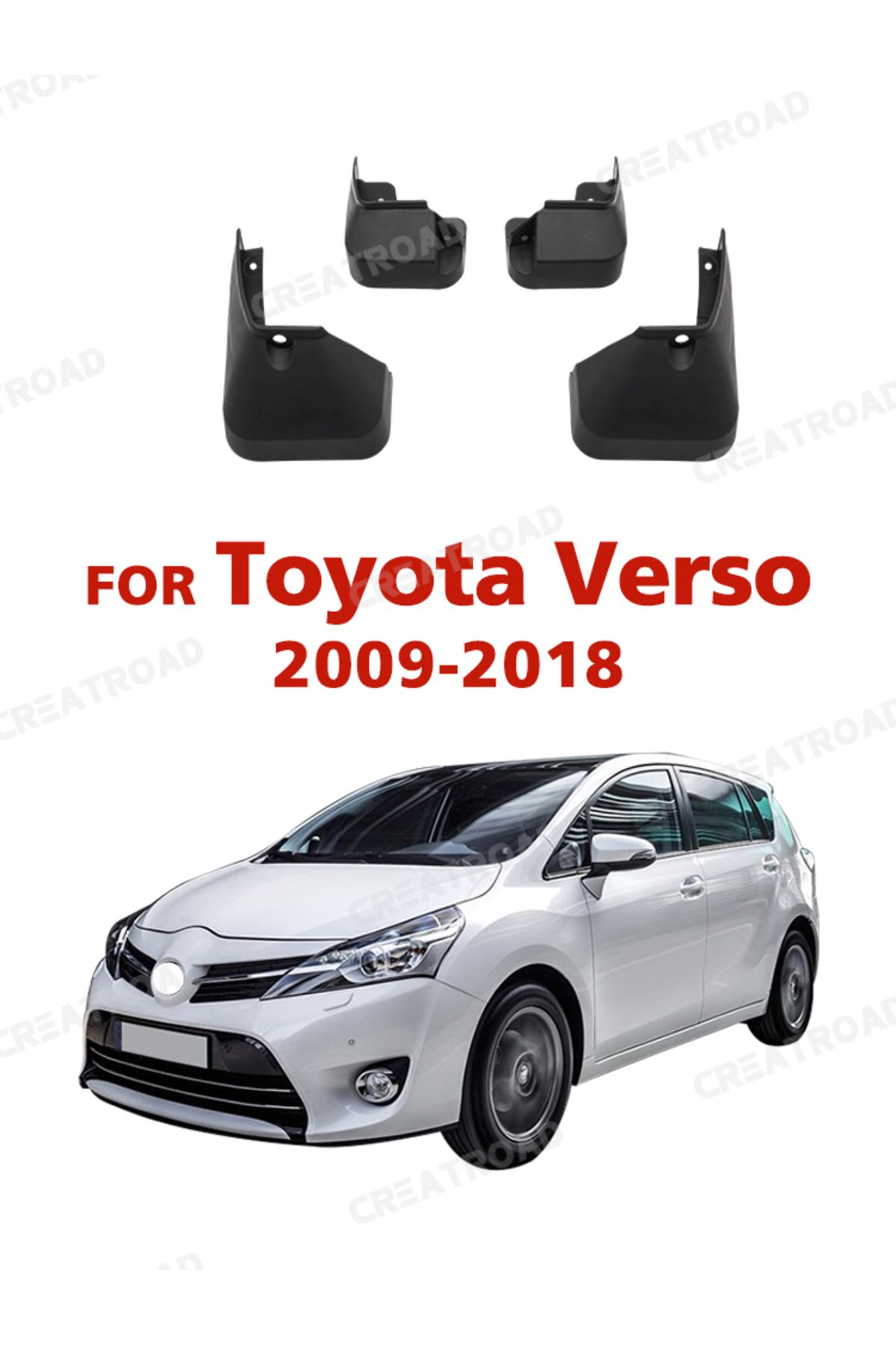 Choice-Car Mud Flaps For Toyota Verso 2009-2018 Mudflaps Splash Guards Mud Flap Mudguards Fender 2010 20... 7