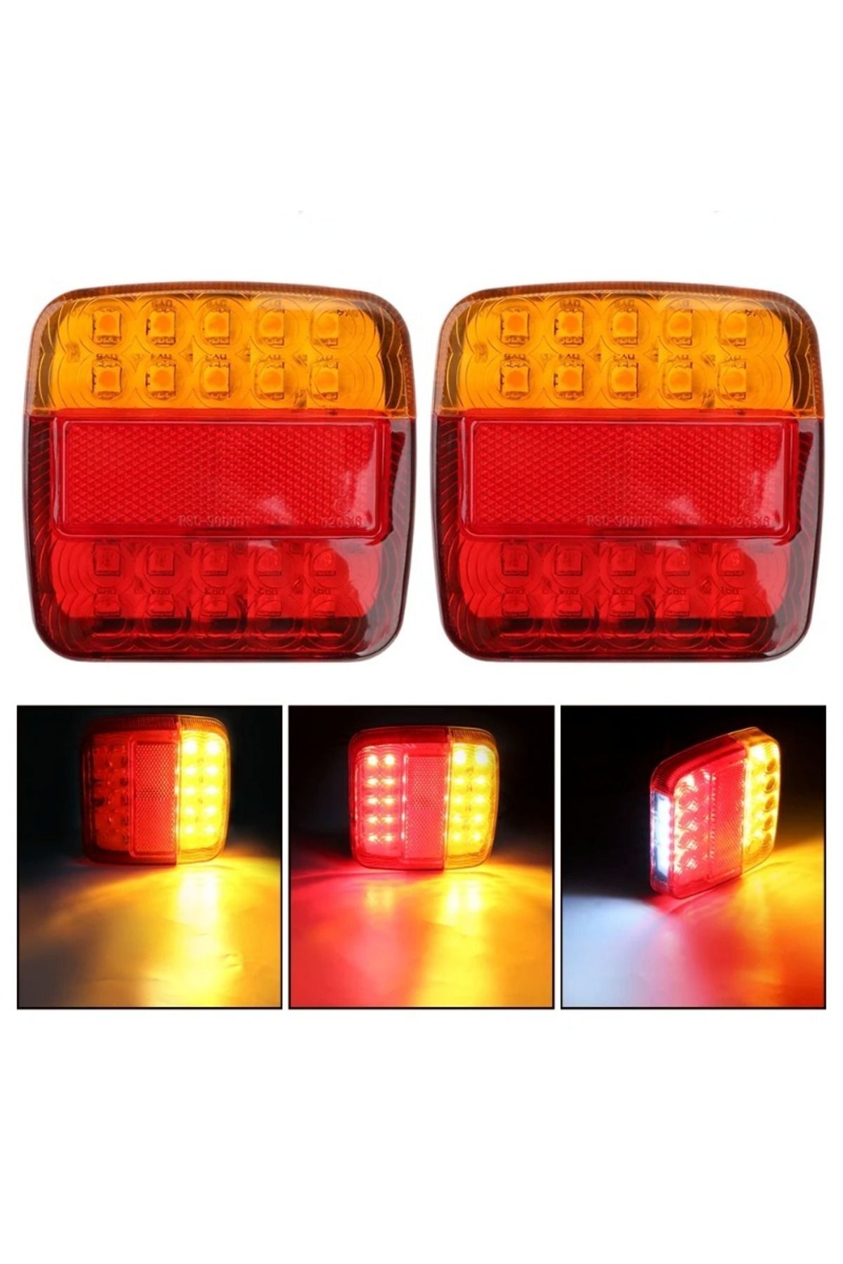 Choice-12V Taillight Turn Signal Indicator 26 LED Tail Light Car Number Plate Light Rear Reverse Brake S... 5