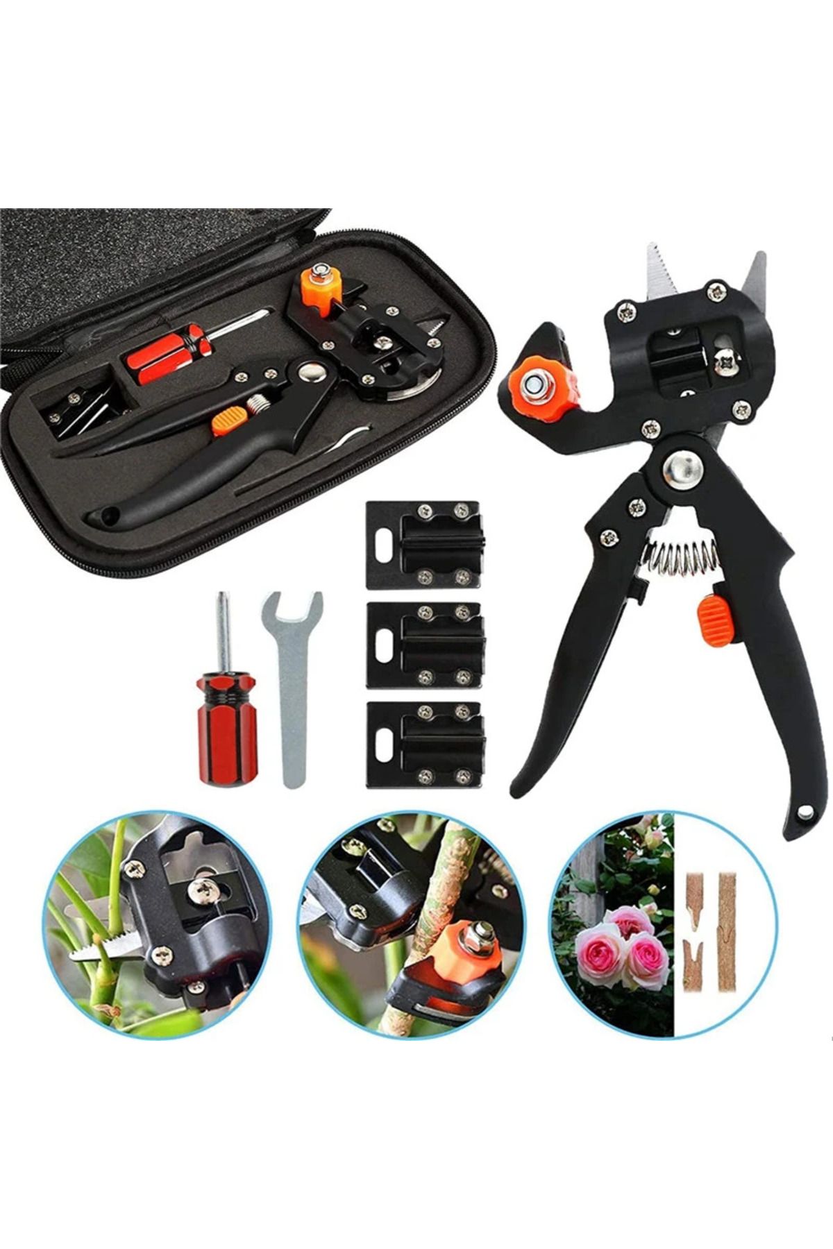 DUTRIEUX-Black Suit Grafting Pruner Garden Grafting Tool Professional Branch Cutter Secateur Pruning Plant Sh 1