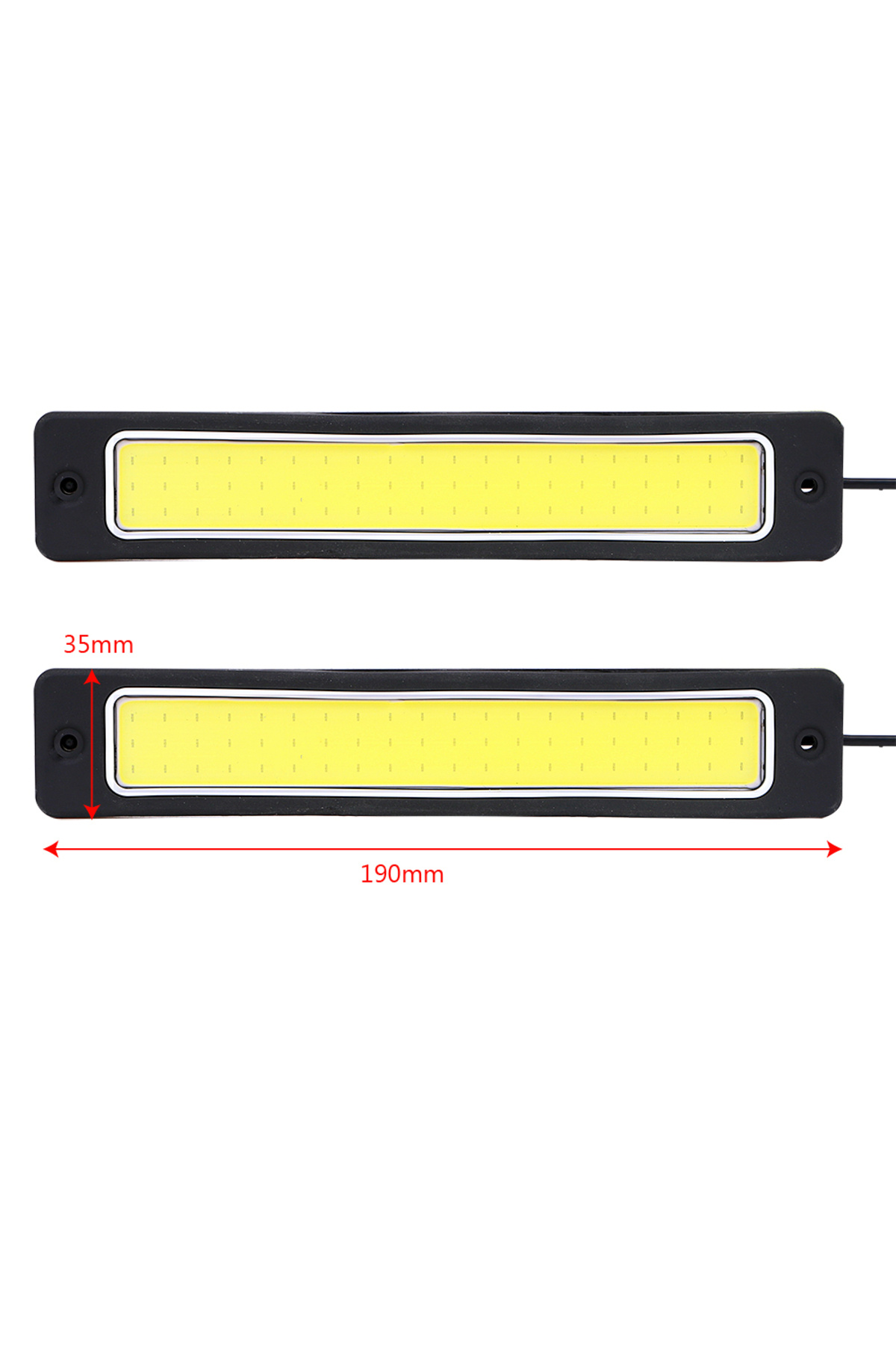 Choice-2 Pieces Cob Super Bright Bendable Fog Lamp 2pcs Flexible Reversing Lamp Led Car Drl Daytime Running 5
