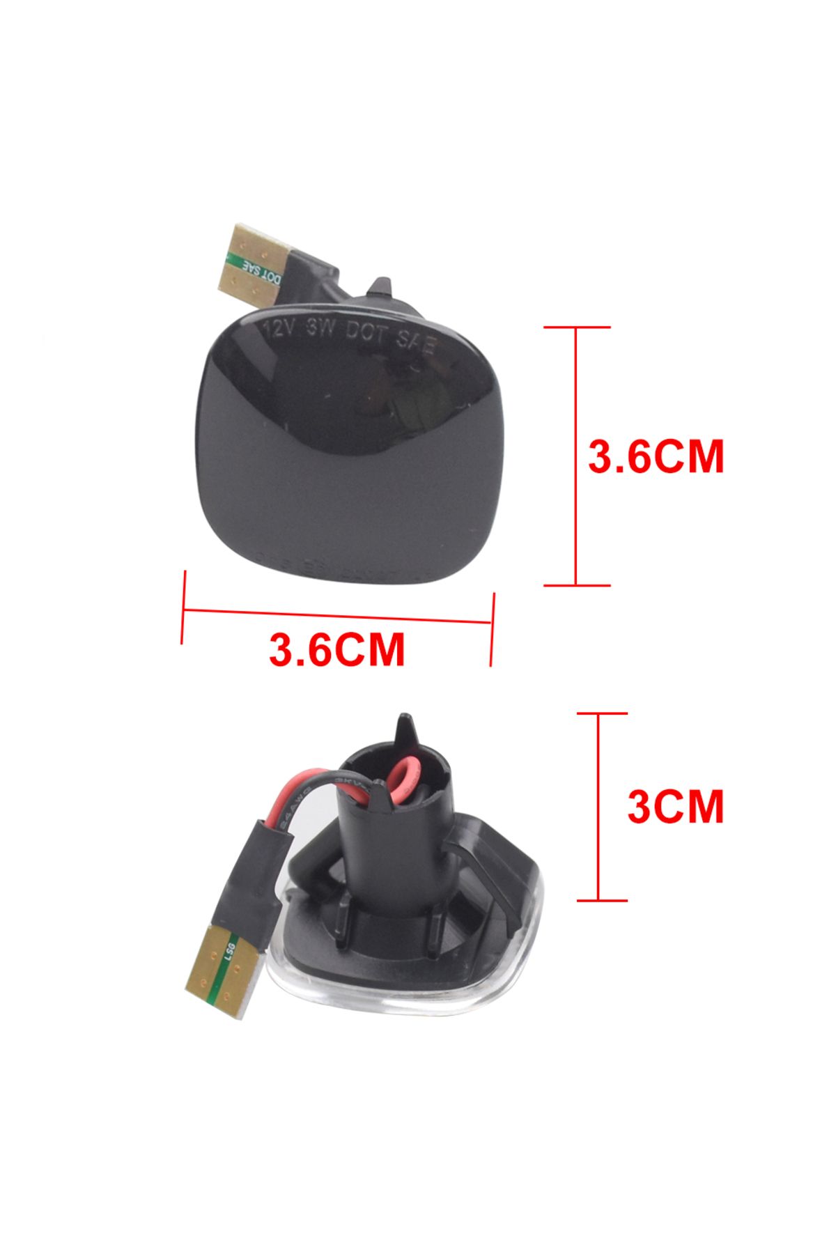 Choice-Dynamic LED Side Marker Turn Signal repeater Light for AUDI A3 A4 A8 SKODA Octavia Roomster Rapid... 5