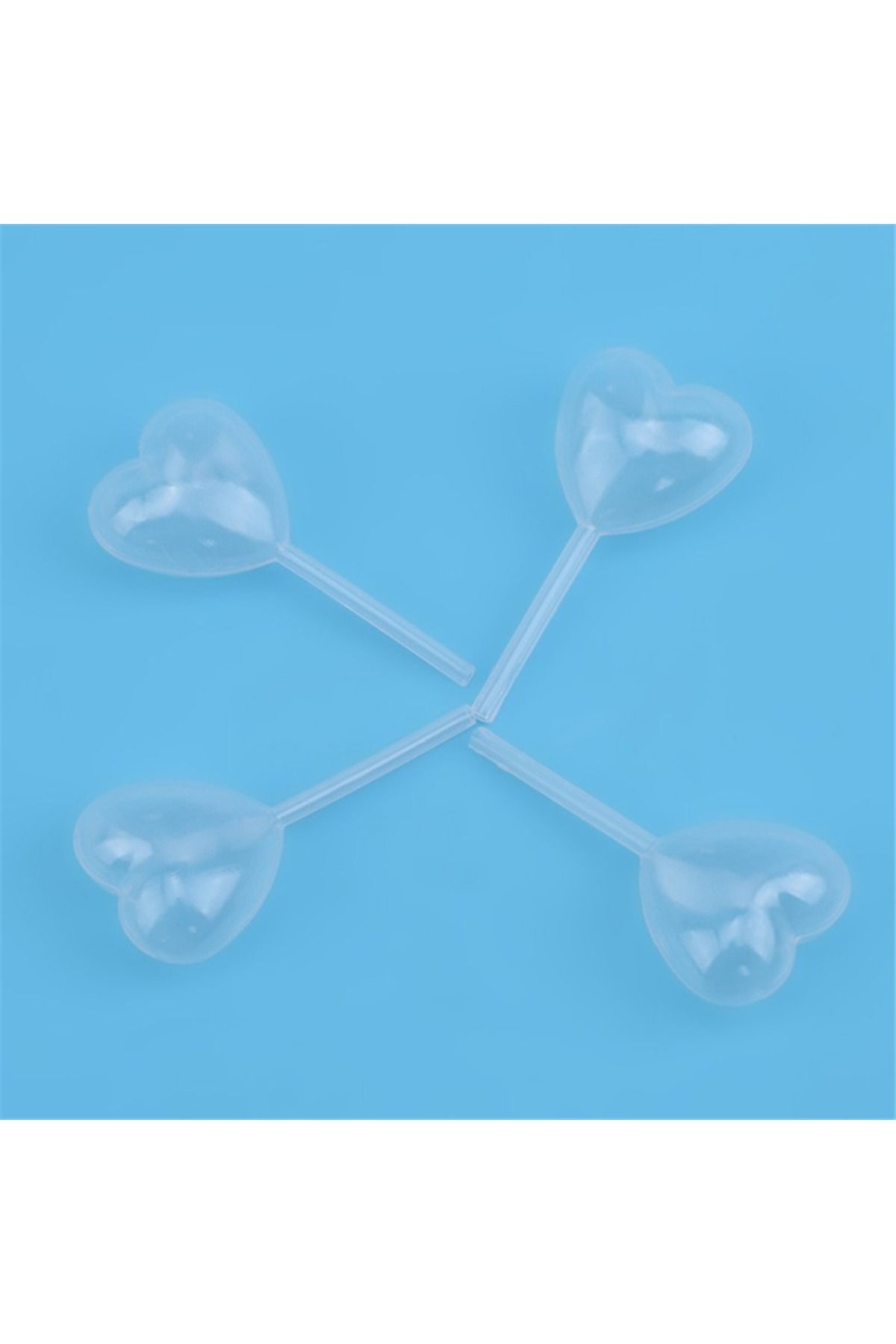 Choice-4 مل 50 قطعة 4 مل قطارة سائلة شفافة صغيرة على شكل قلب ماصة باستور قطارة بلاستيكية مضغوطة مكعب 7