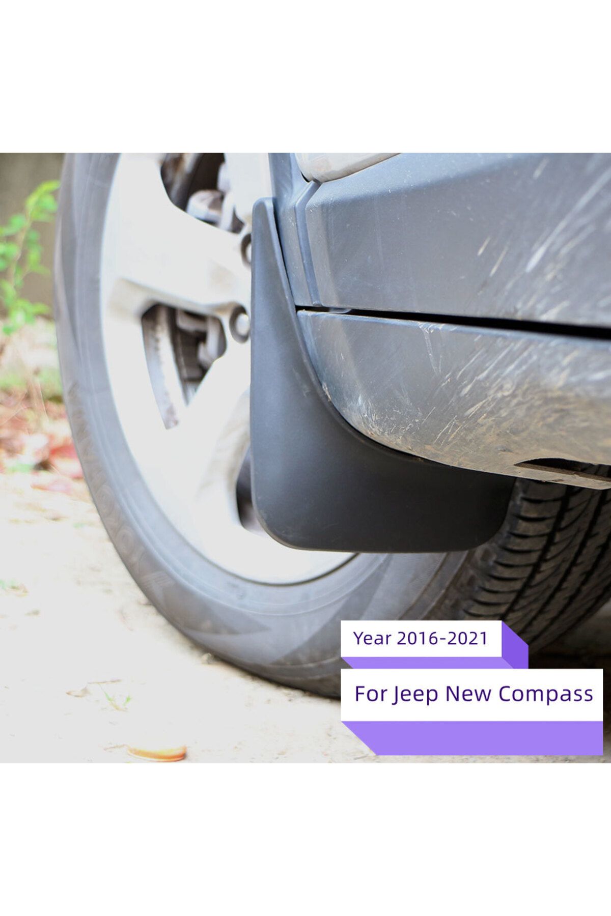 Choice-4x for Jeep Compass 2016 2017 2018 2019 2020 1.4T 2.4T MK2 MudGuards Splash Guards Front Rear Whe... 3