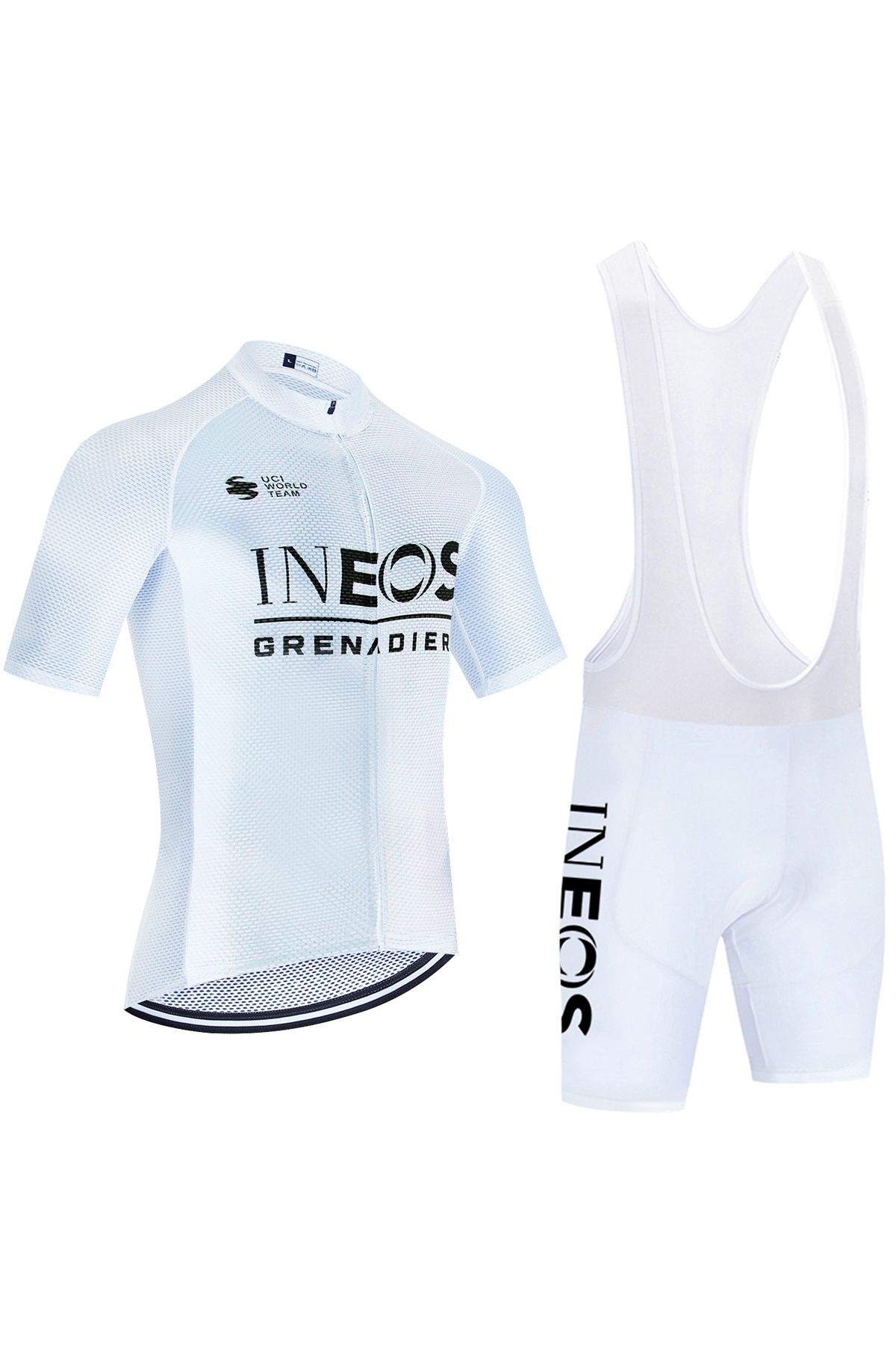 Choice-طقم ركوب الدراجات M White New White 2025 من Ineos Cycling Team Jersey شورت ركوب الدراجات للرجال والنساء Pro Ropa Ciclismo 1