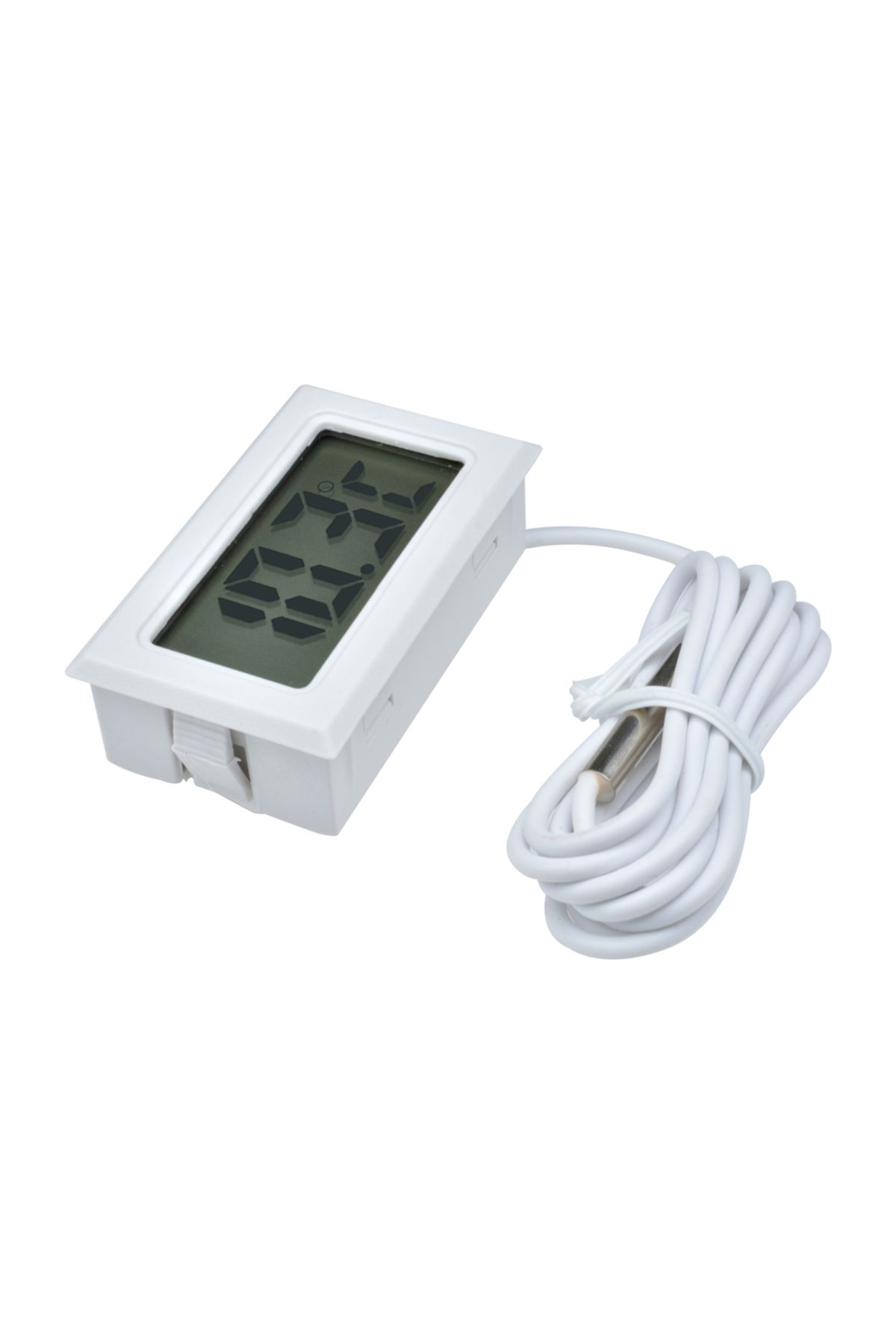 Choice-1m White Fy-10 Lcd Digital Thermometer Temperature Sensor Temperature Tester Detector Monitor With 1 1