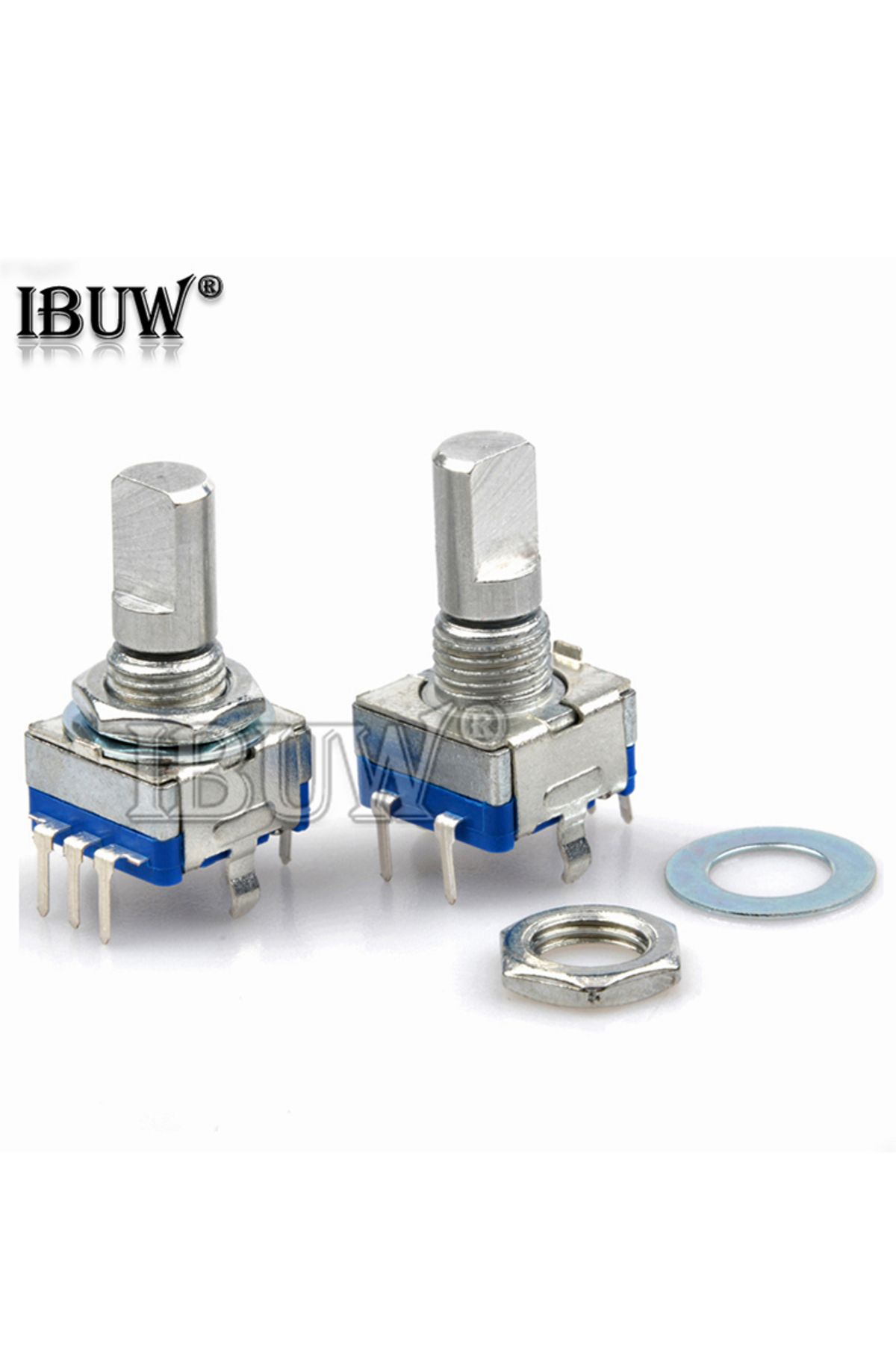 Choice-Plum 20mm 5PCS Half / Plum axis rotary encoder, handle length 15mm / 20mm code switch/ EC11/ digital 6