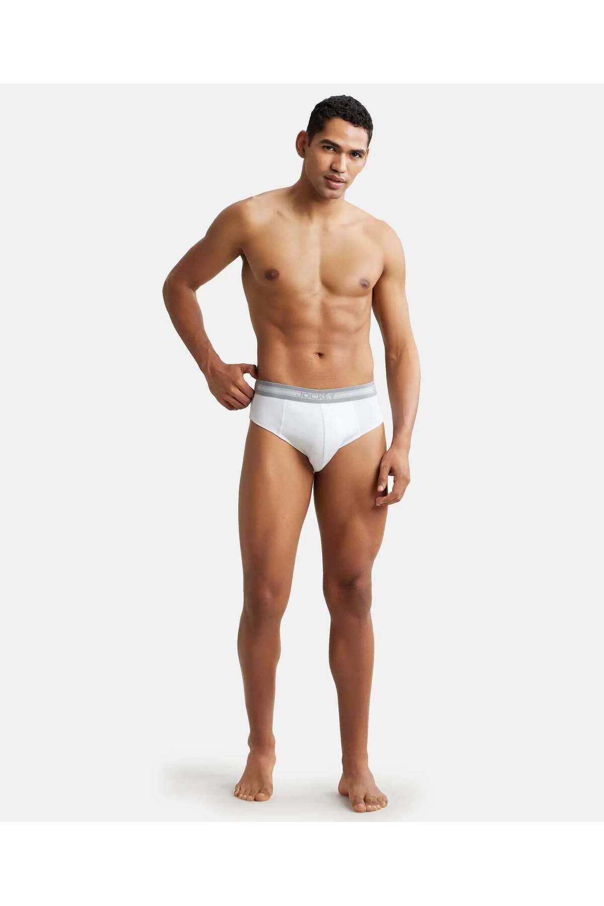 JOCKEY-Elance Midi Brief 2Pcs Pck 1010-02 White 4