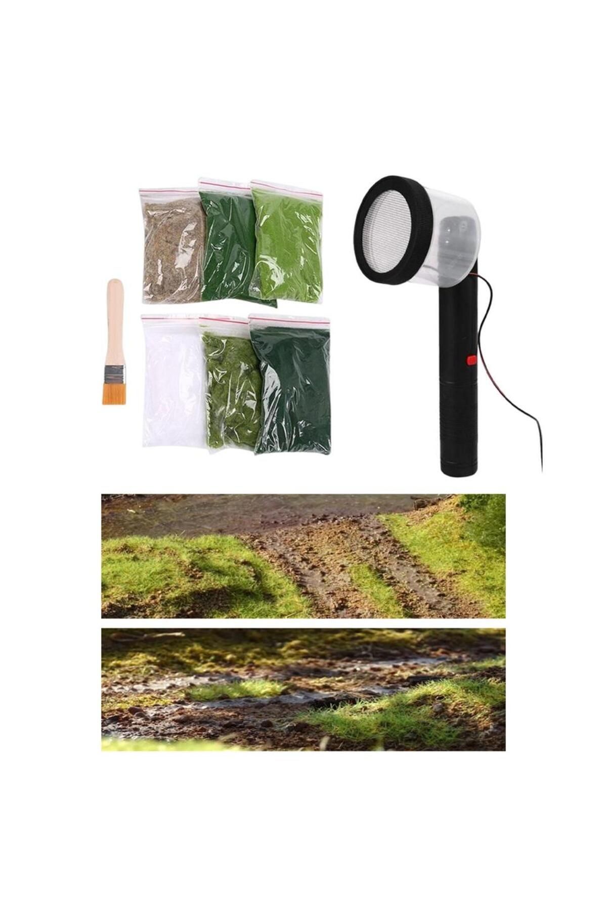 Choice-Static Grass Applicator for Landscaping with 6 Bags Static Grass Planting Grass Machine Flocking ... 5