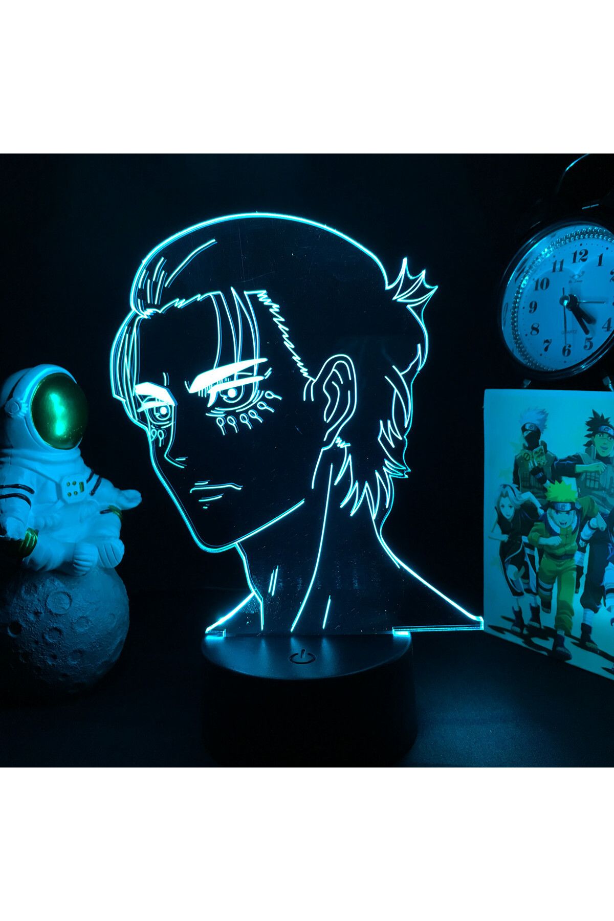 Choice-Yd-4078 Anime Attack On Titan 3d Nightlight Eren Yeager Acrylic Luminous Stand For Kids Bedroom Mika 1
