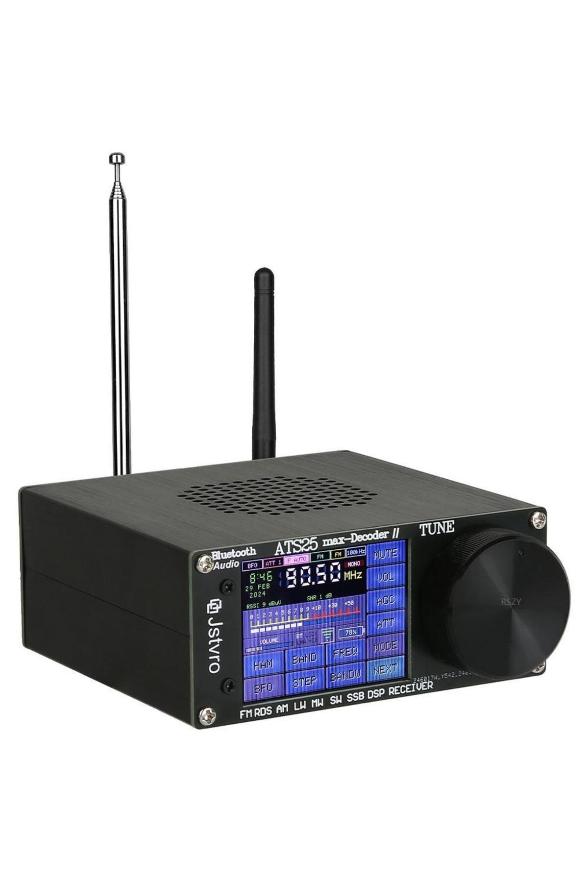 Choice-2024 New Official  4.17 ATS25 Max Decoder II Bluetooth Full Radio Receiver FM SW SSB MW LW Receiv... 4