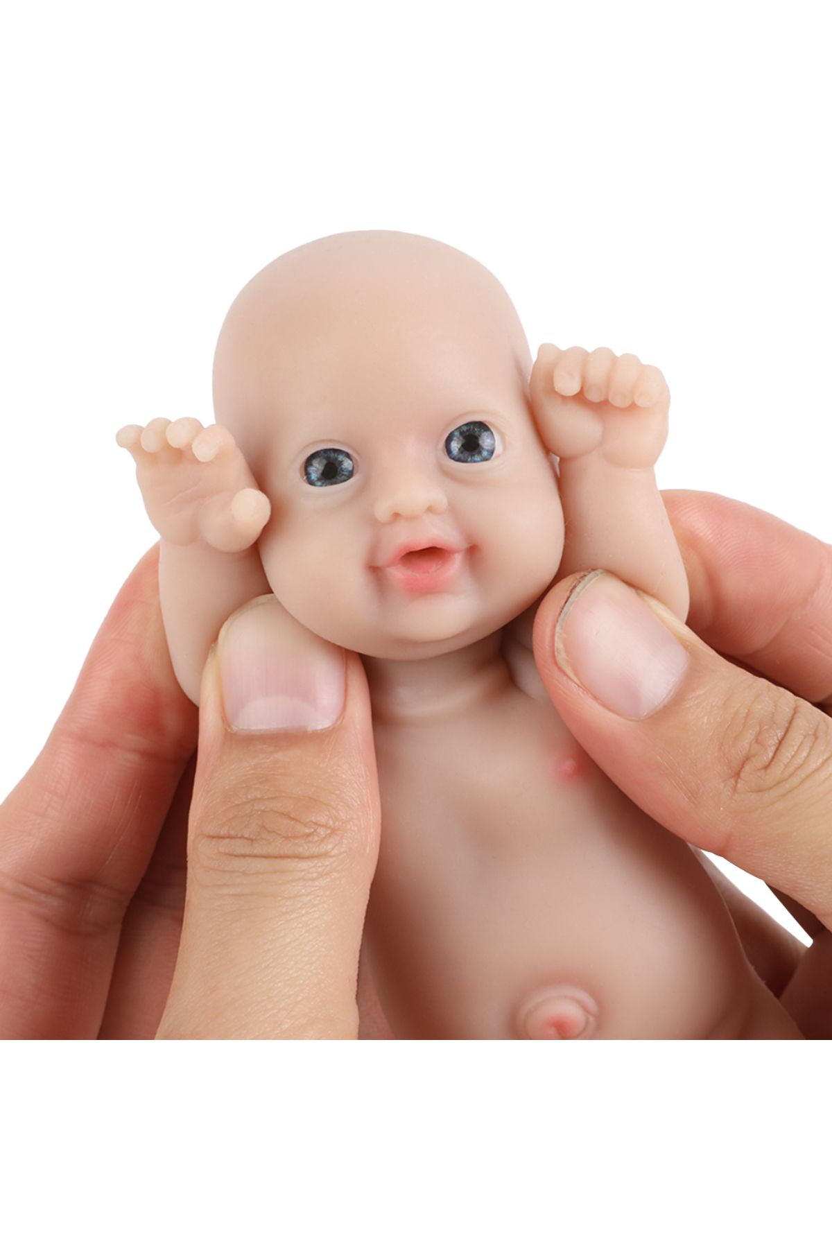 Choice-18cm(7.08INCH) Painted Ivita 7" Girl Preemie Full Body Silicone Reborn Baby Doll Lifelike Mini Reali 1