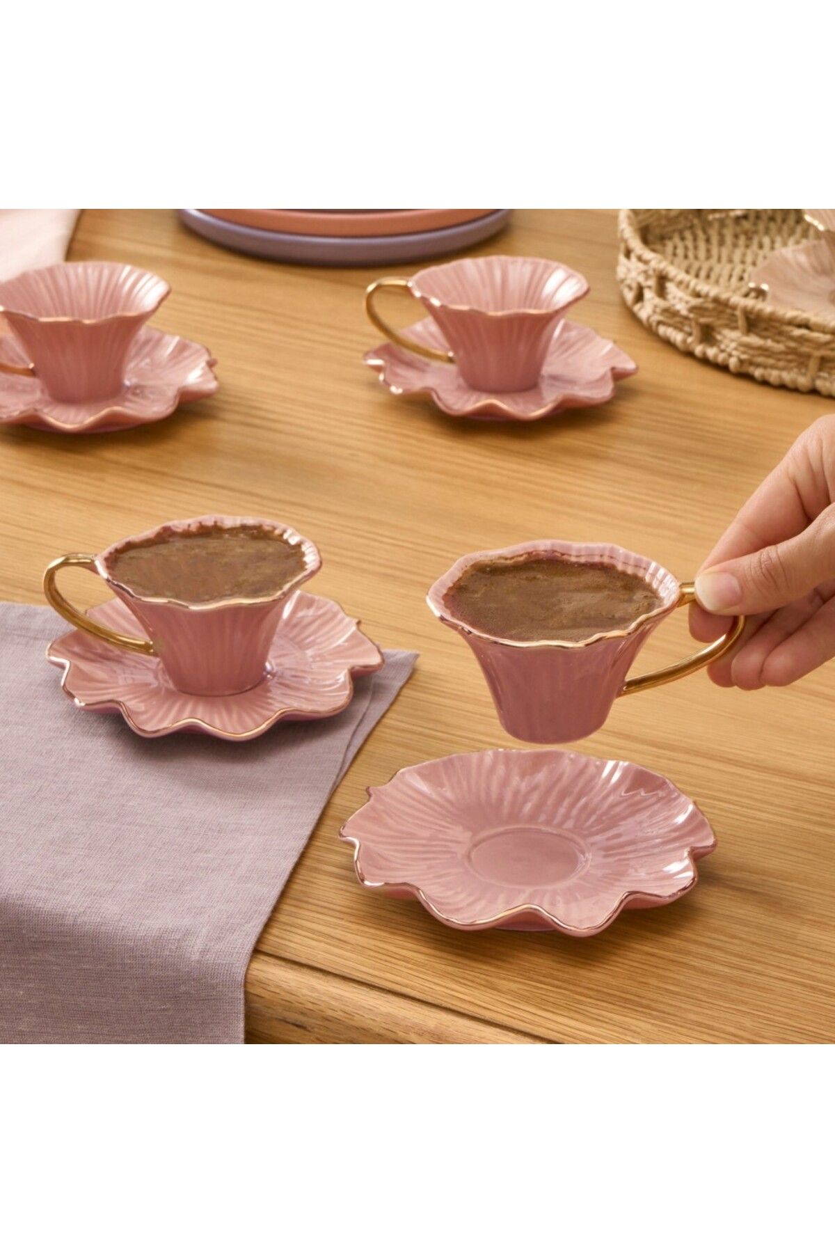 Karaca-Bliss 90 ml 6-teiliges Kaffeeset 5