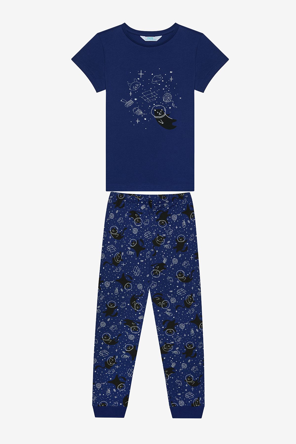 Penti-Cat Galaxy 2-Piece Boy's Pajama Set - Multicolor 5