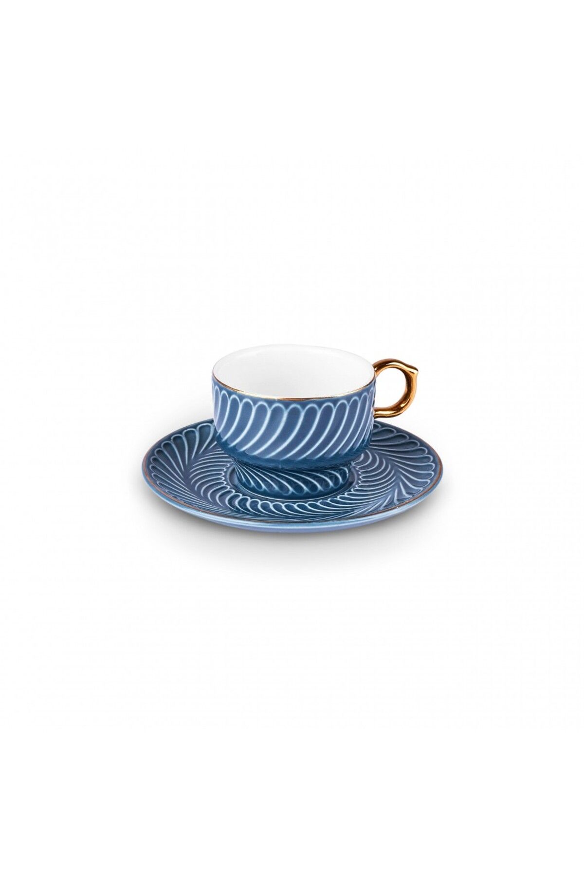Karaca-Olympian 90 ml 6-teiliges Kaffeeset, Blau 7