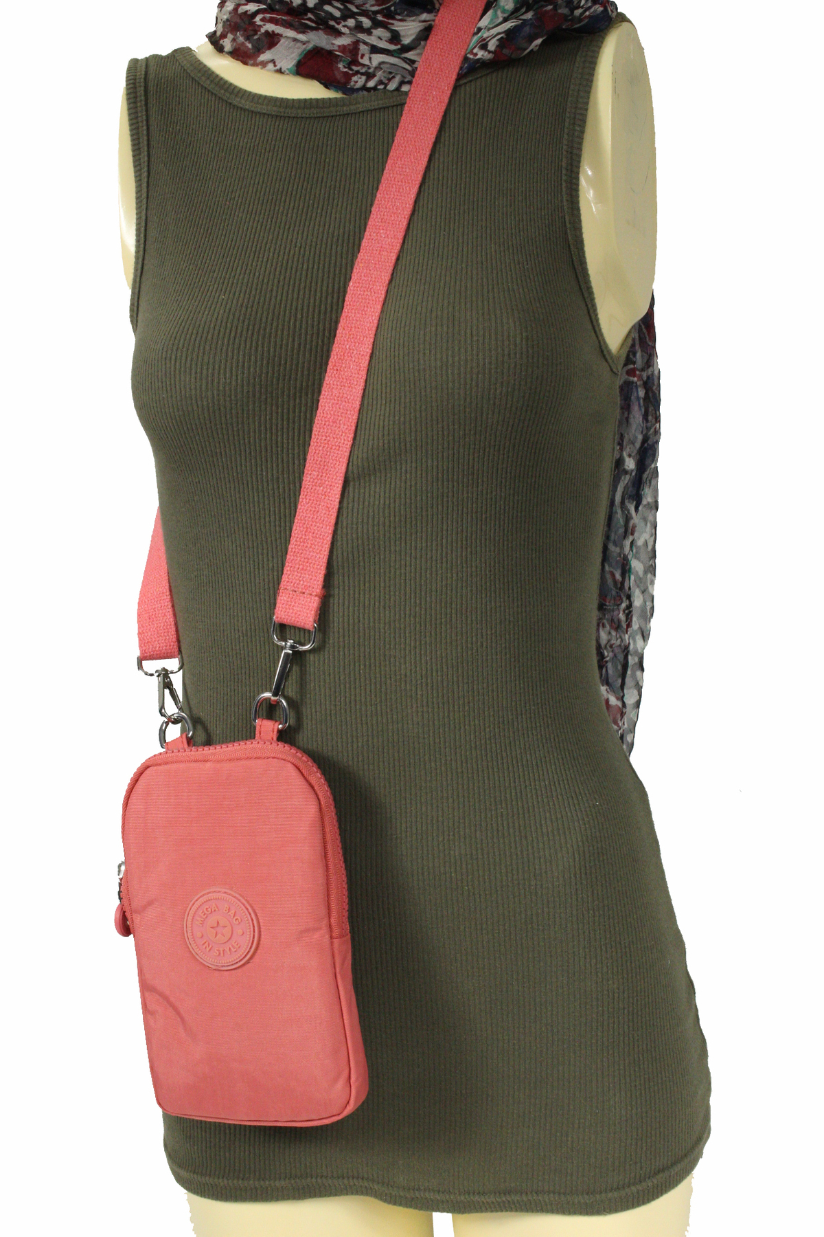 M 226 Mega Bag Krinkıl Kumaş Unisex Küçük Omuz Çantası, Telefonluk