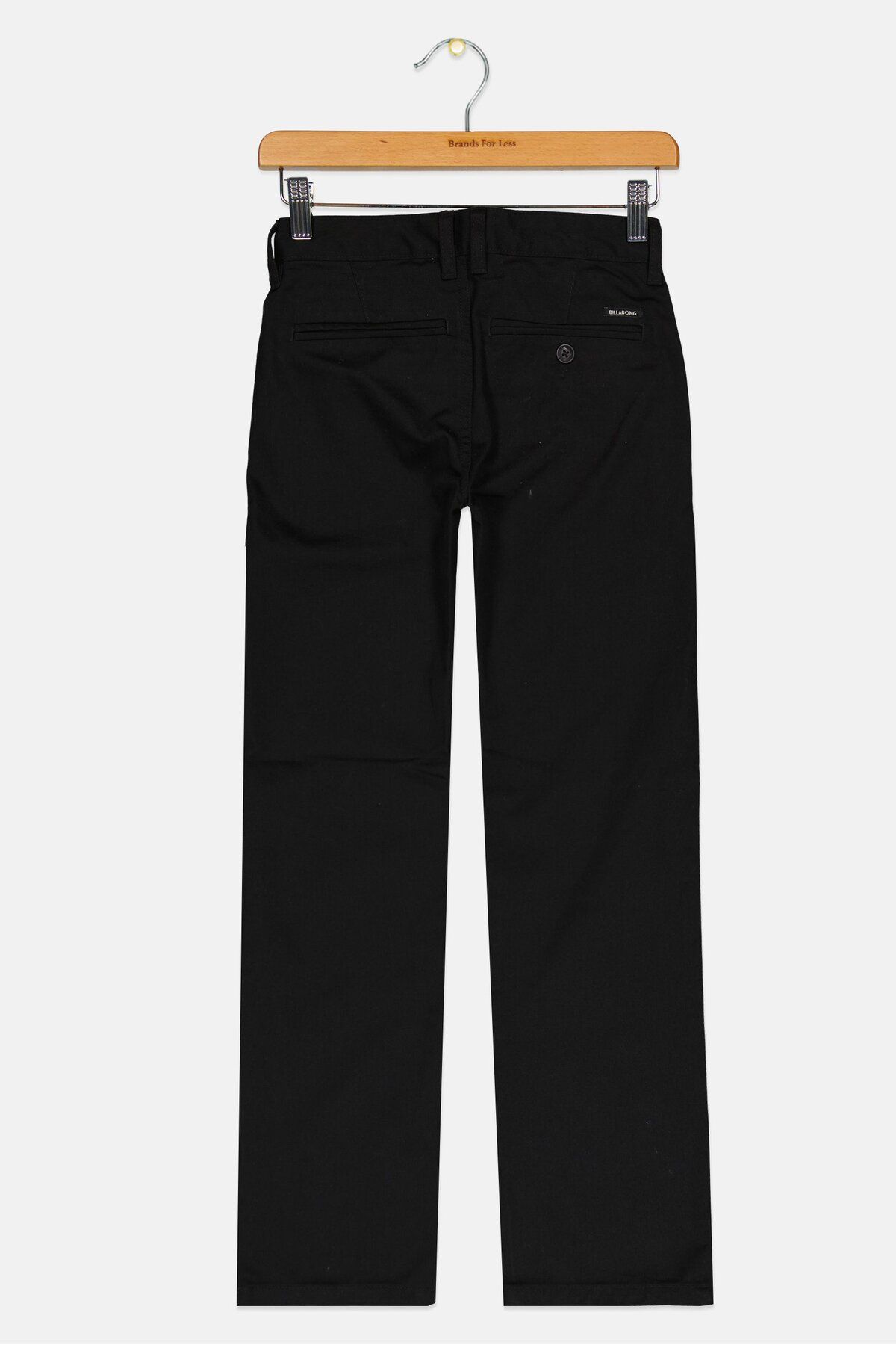 BİLLABONG-Kids Boy Regular Fit Solid Chino Pants, Black 2